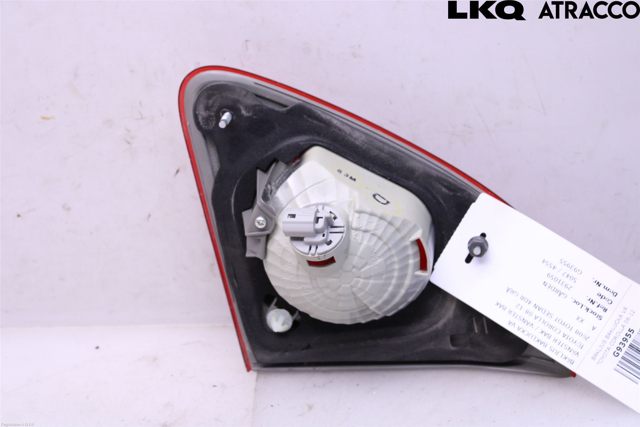 Toyota COROLLA 08-12 Bakljus Lucka Vä