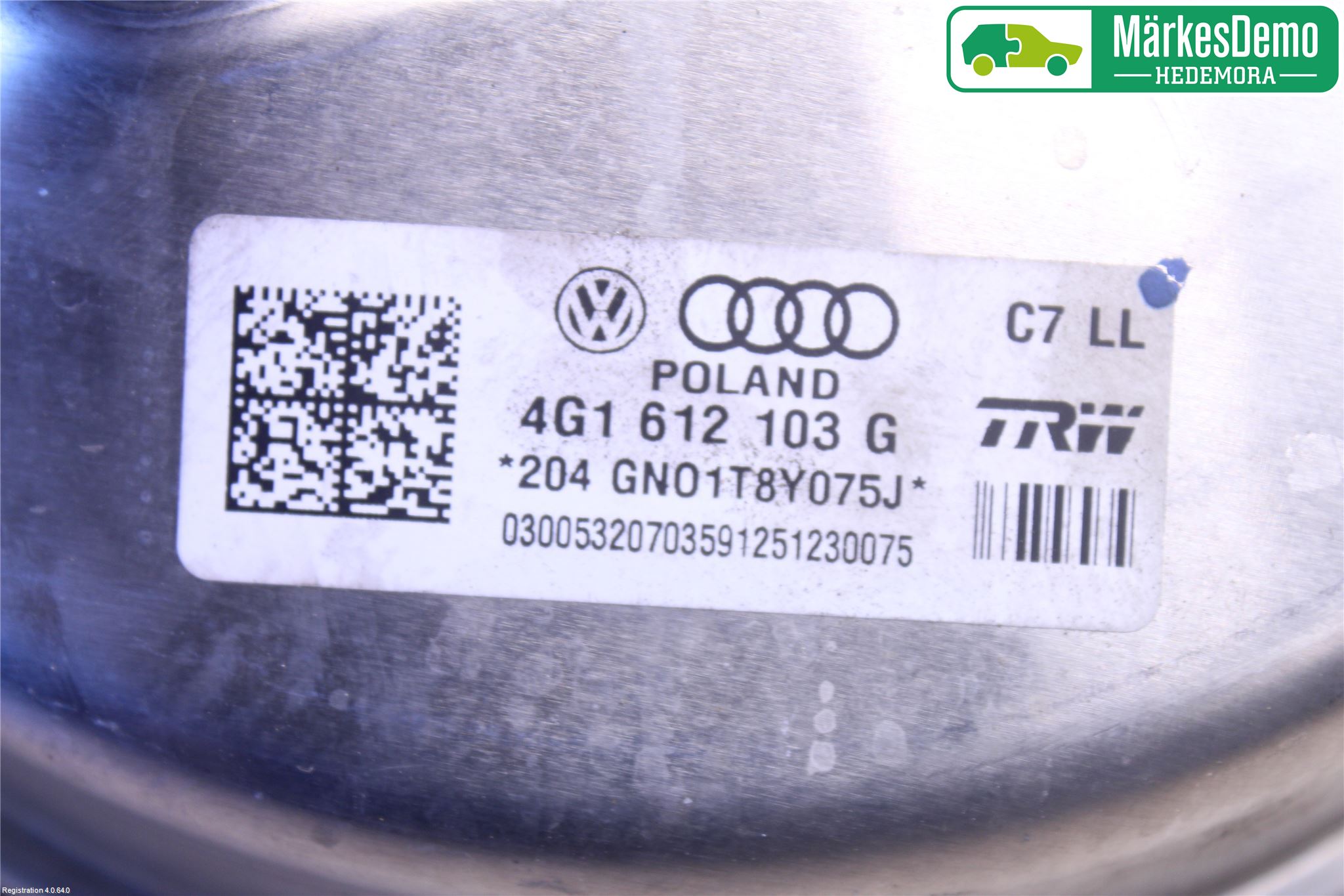 Audi A6/S6 4G 11-18 Bromsservo