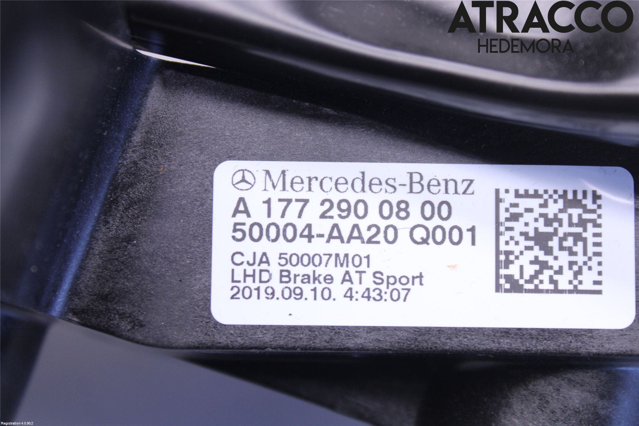Mercedes-Benz MB CLA-KLASS (C118/X118) 19- Pedal Gas-Broms-Koppling