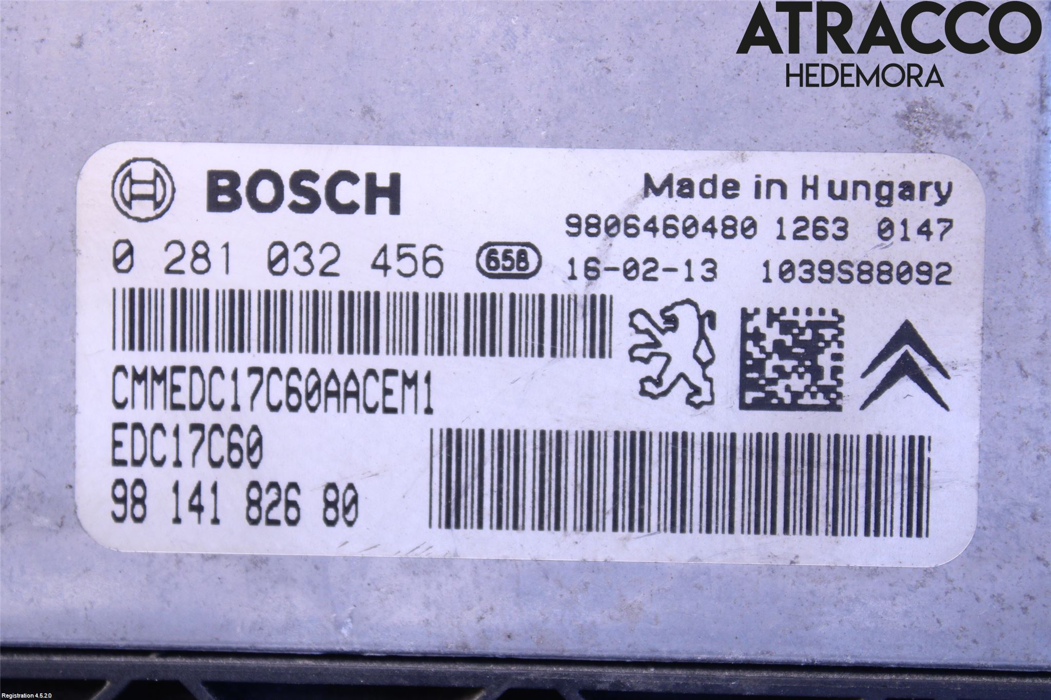 Peugeot PEUGOT 208 16-19 Styrenhet Inspump Diesel