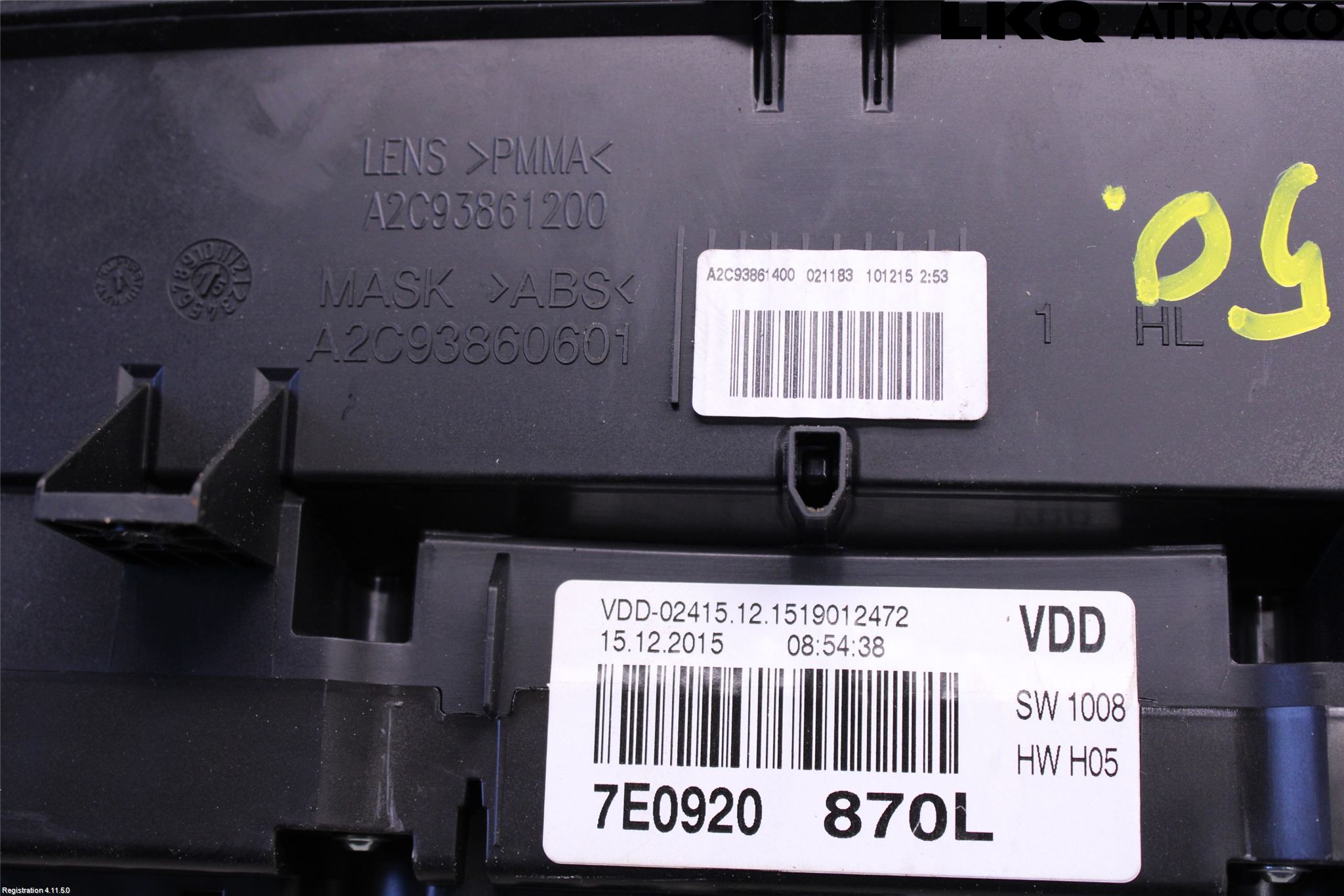 Volkswagen VW TRANSP/CARAVELLE (T6) 16-22 Instrument Komb