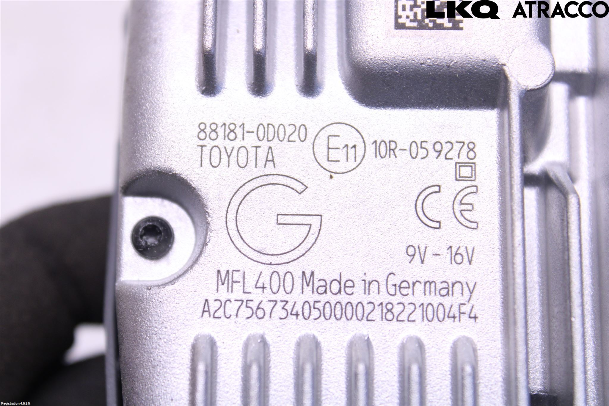 Toyota YARIS XP130 15-20 Sensor Aktivt Kollisionsskydd