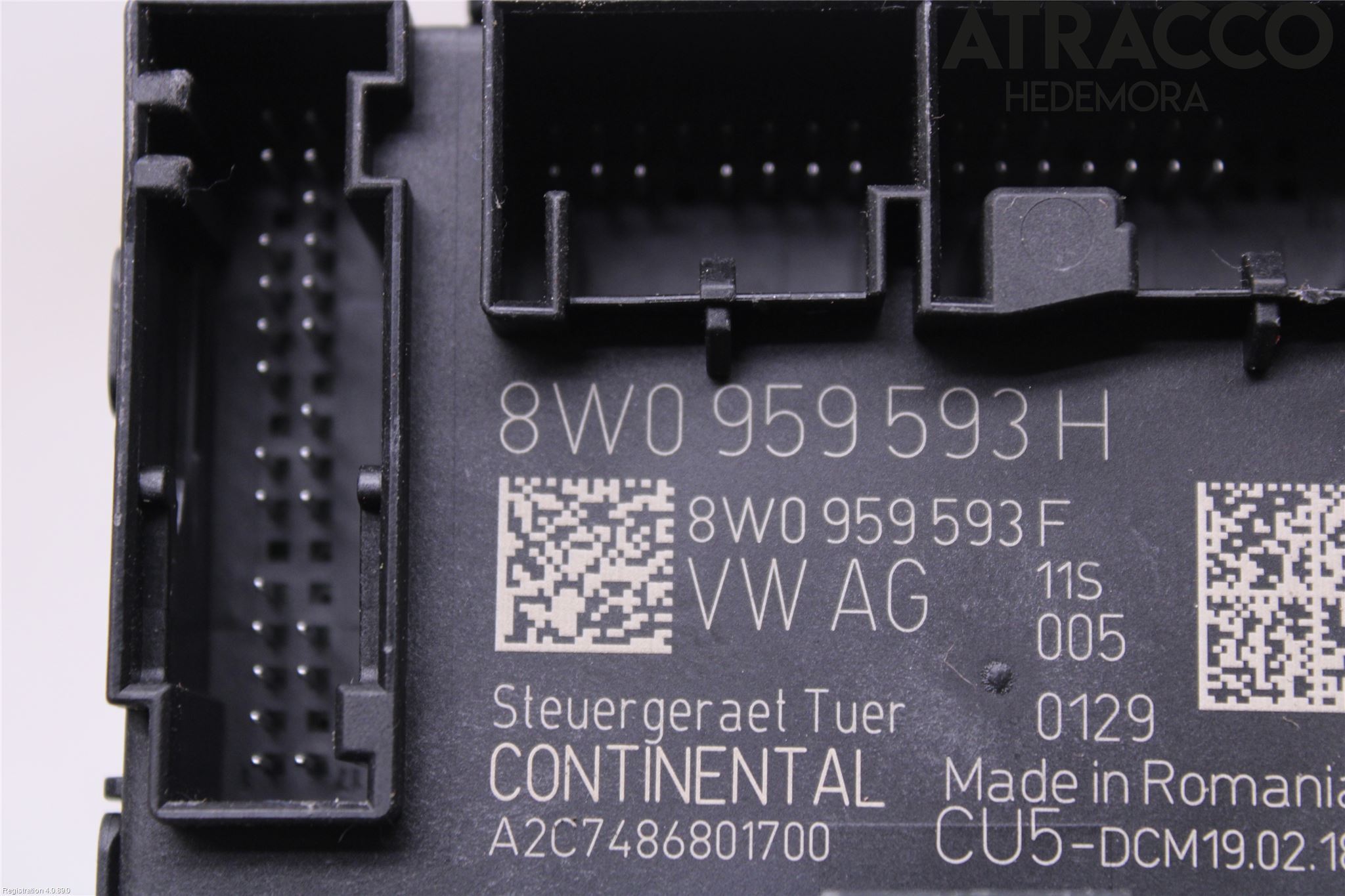 Audi A5 17- Styrenhet Dörr