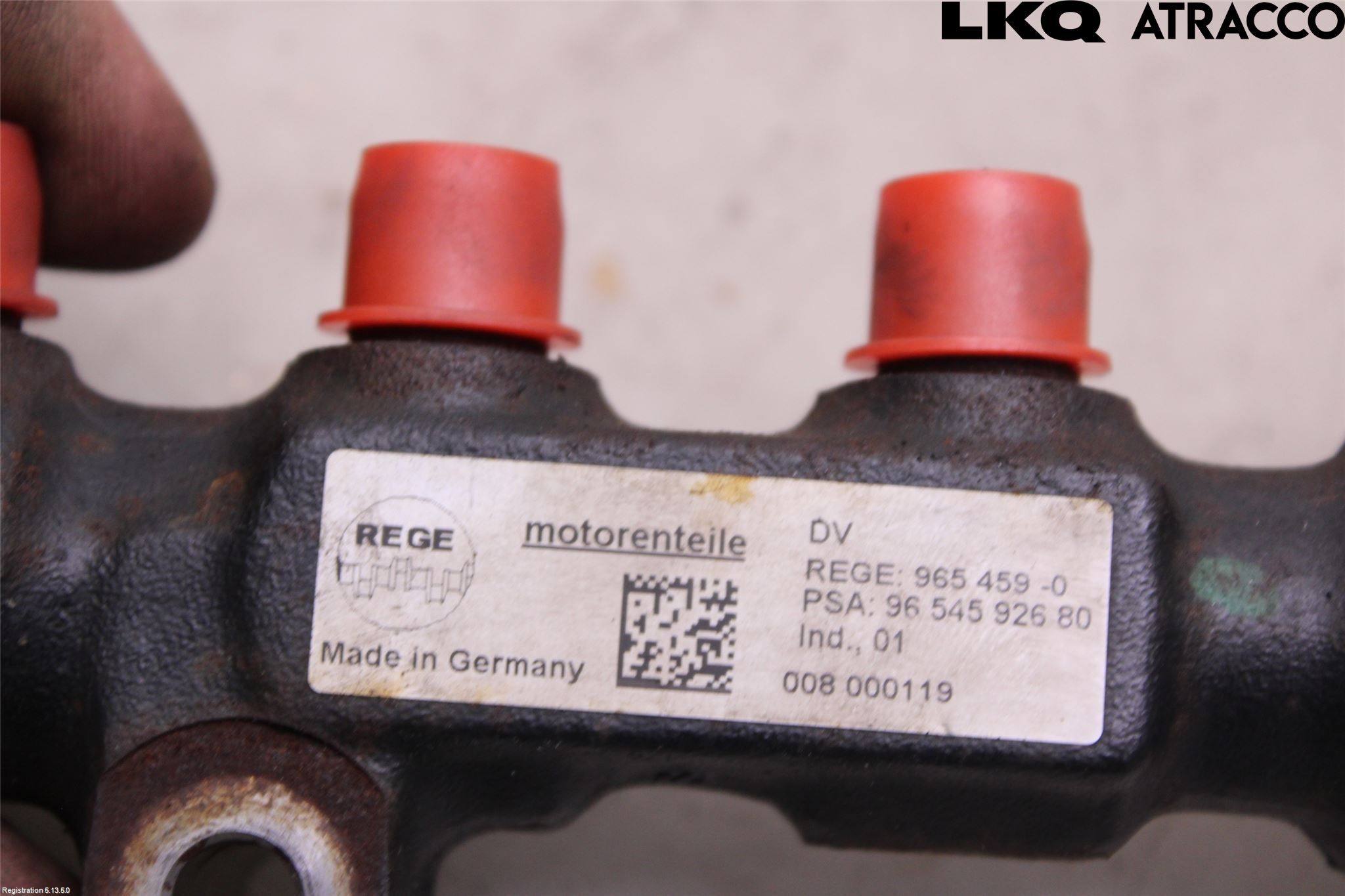Citroen C3 PICASSO Inj. Fuelrail