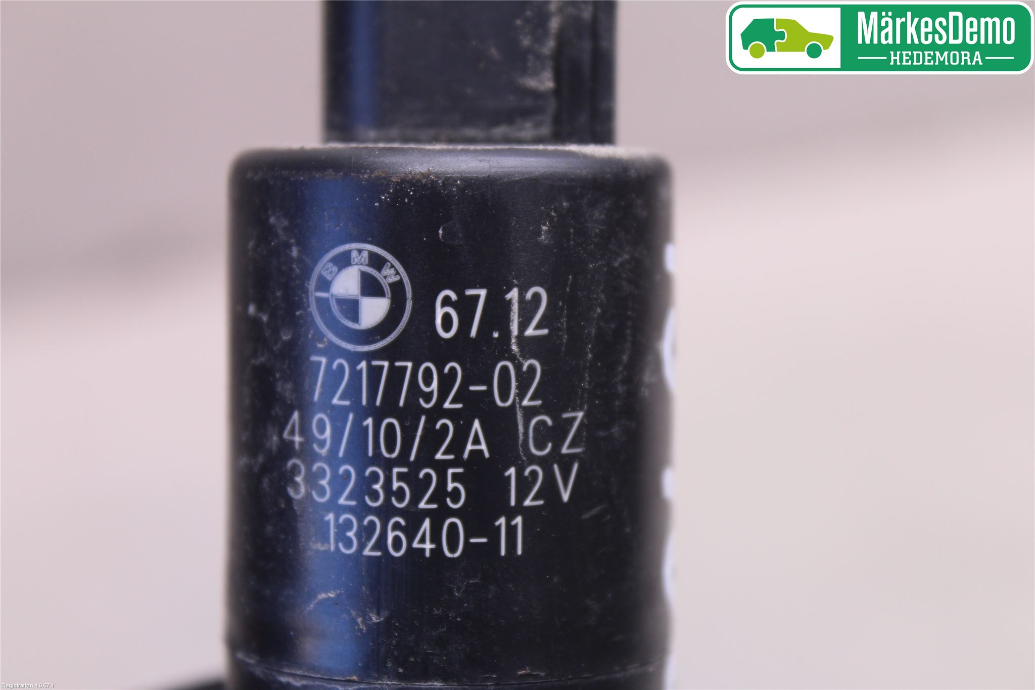 BMW X3 F25 10-17 Spolarpump Högtryck