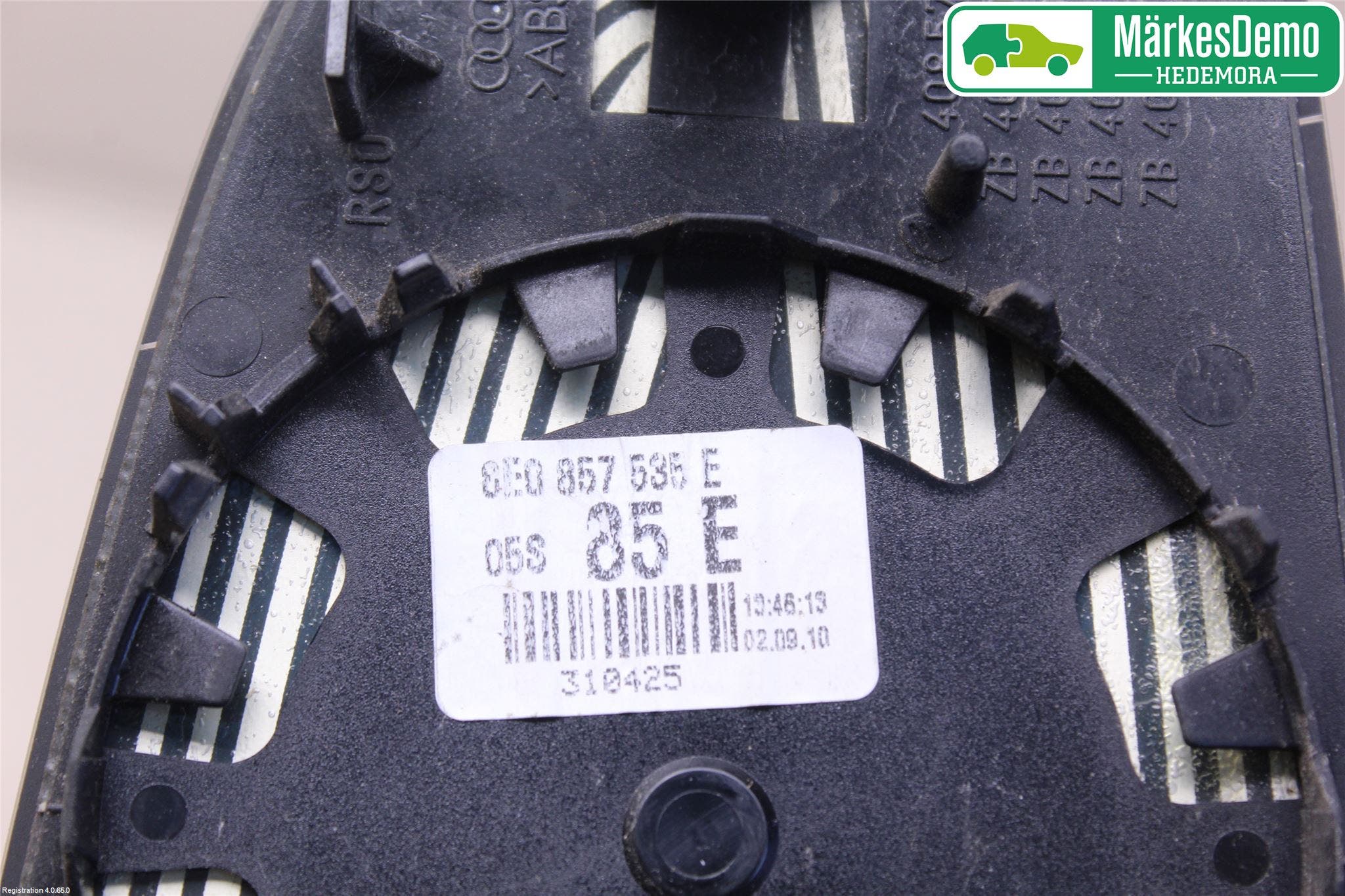 Audi A3/S3 05-13 Spegelglas Vä