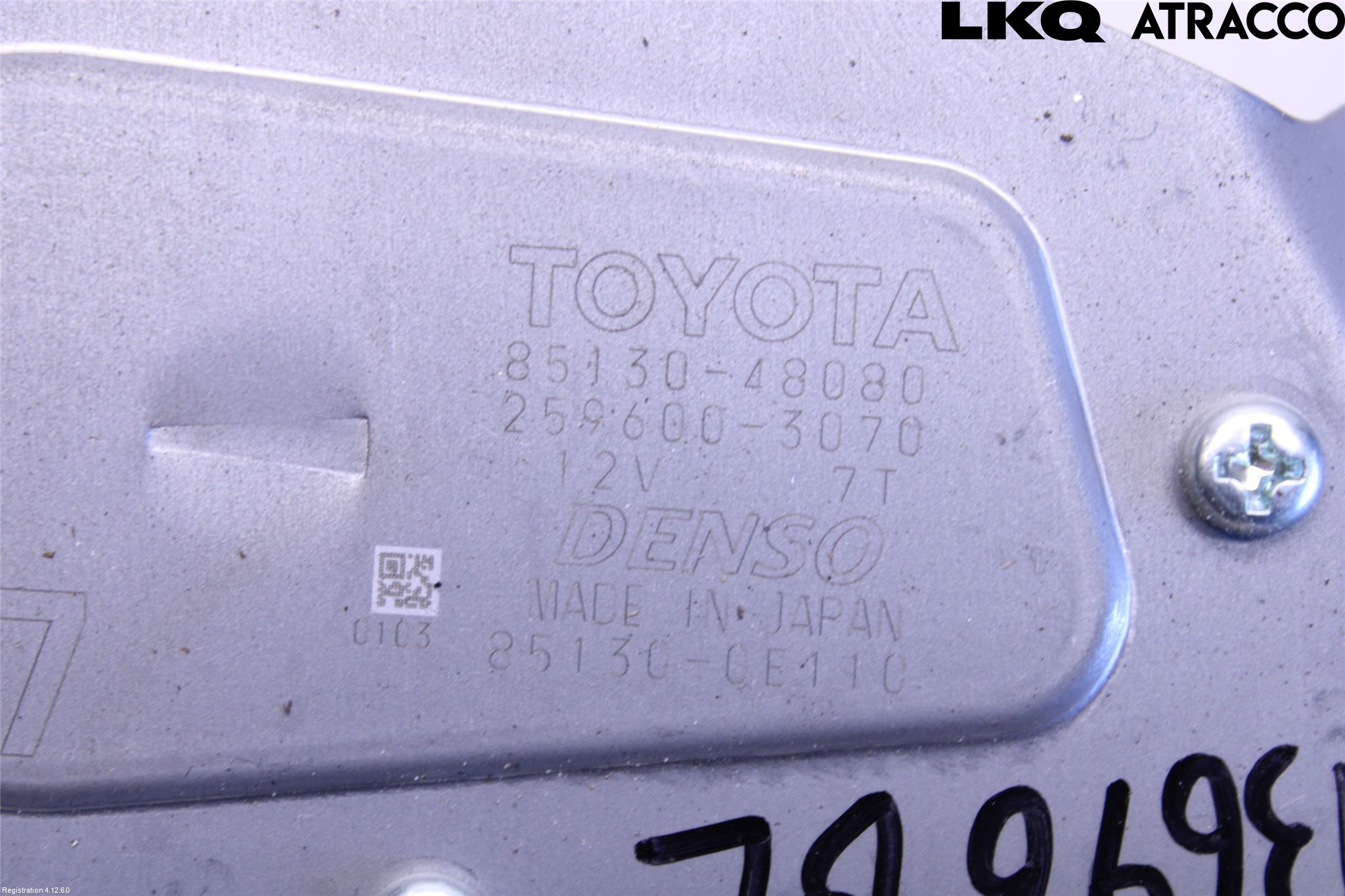 Lexus RX AL20 16-22 Torkarmotor Baklucka