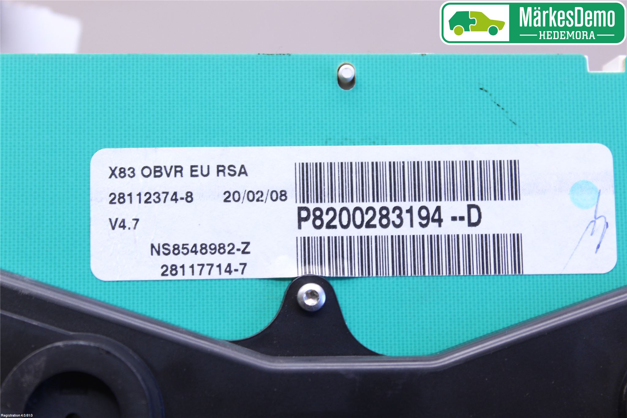 Renault TRAFIC   02-14 Instrument Komb