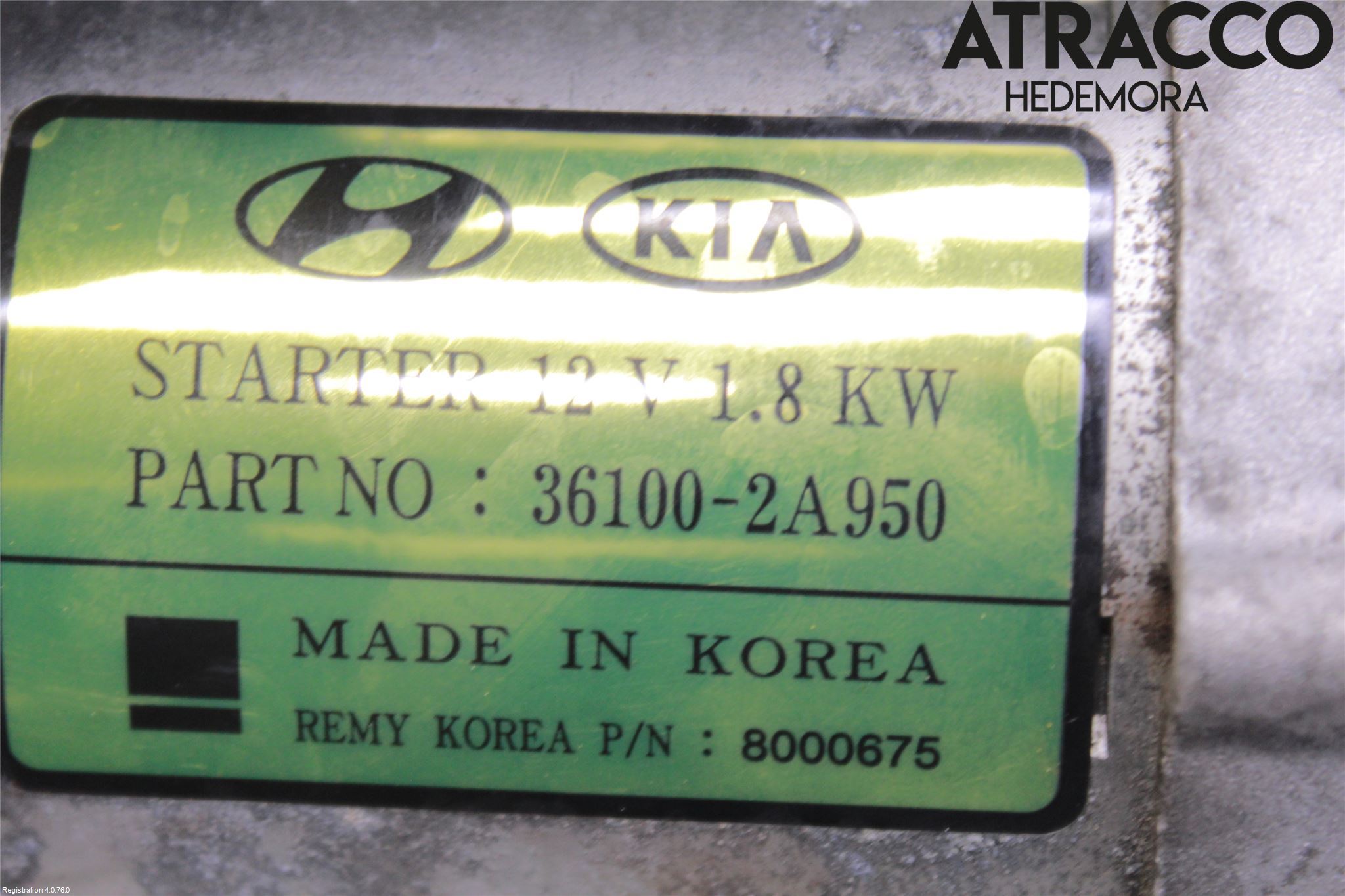 Hyundai i40 16-18 Startmotor Diesel
