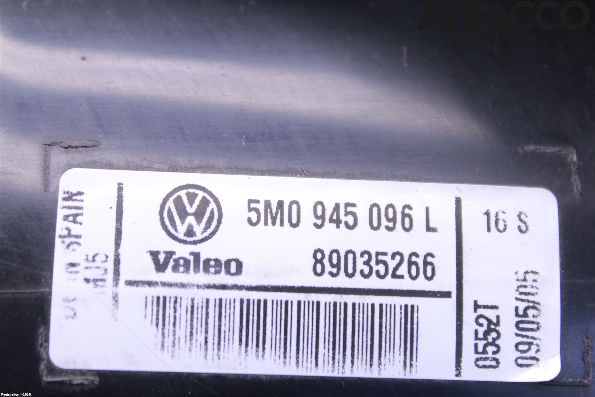 Volkswagen VW GOLF PLUS/CROSS GOLF 04-14 Bakljus Höger