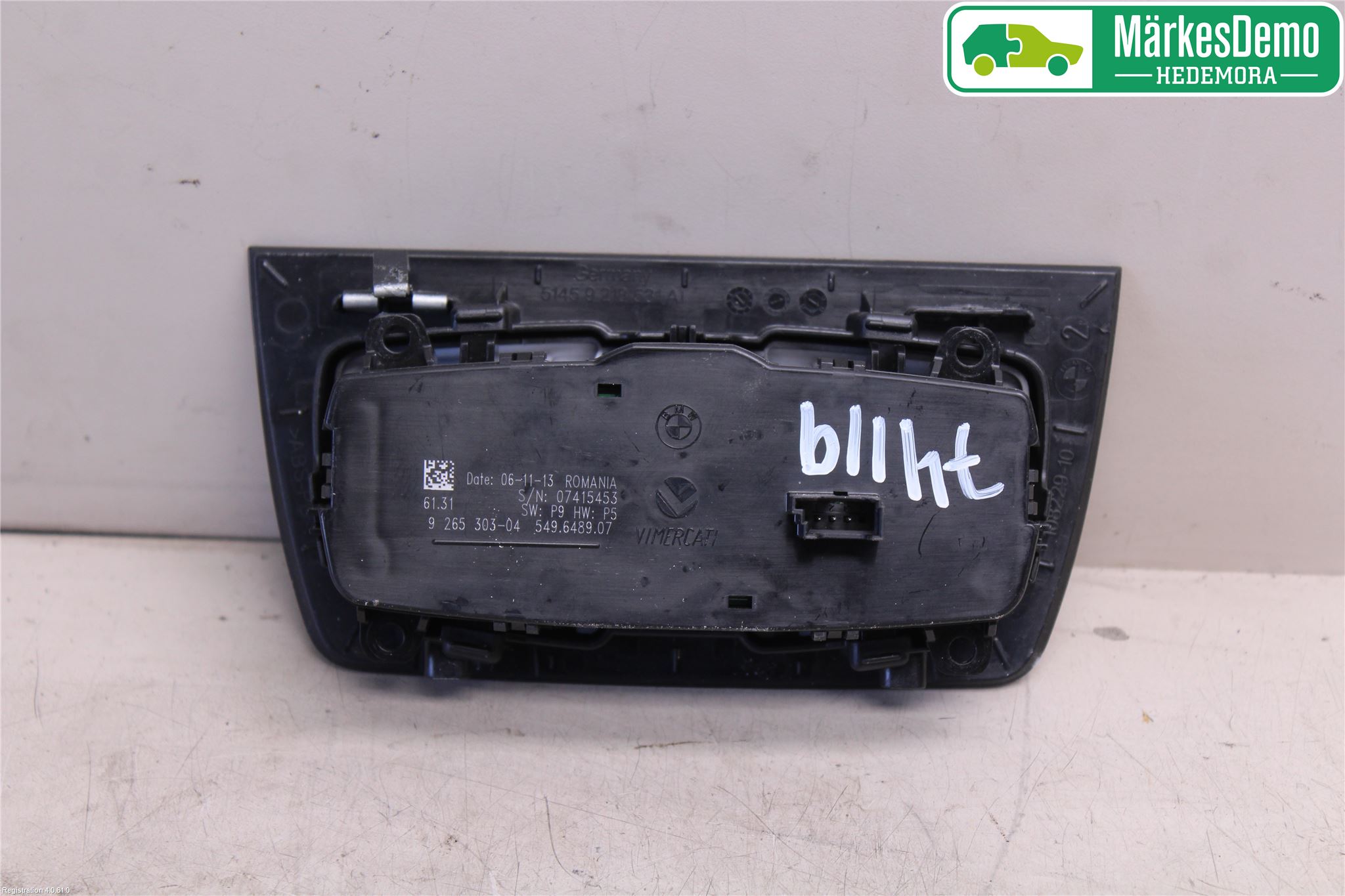 BMW 3 F30/F31/F80 12-19 Strömställare Ljus