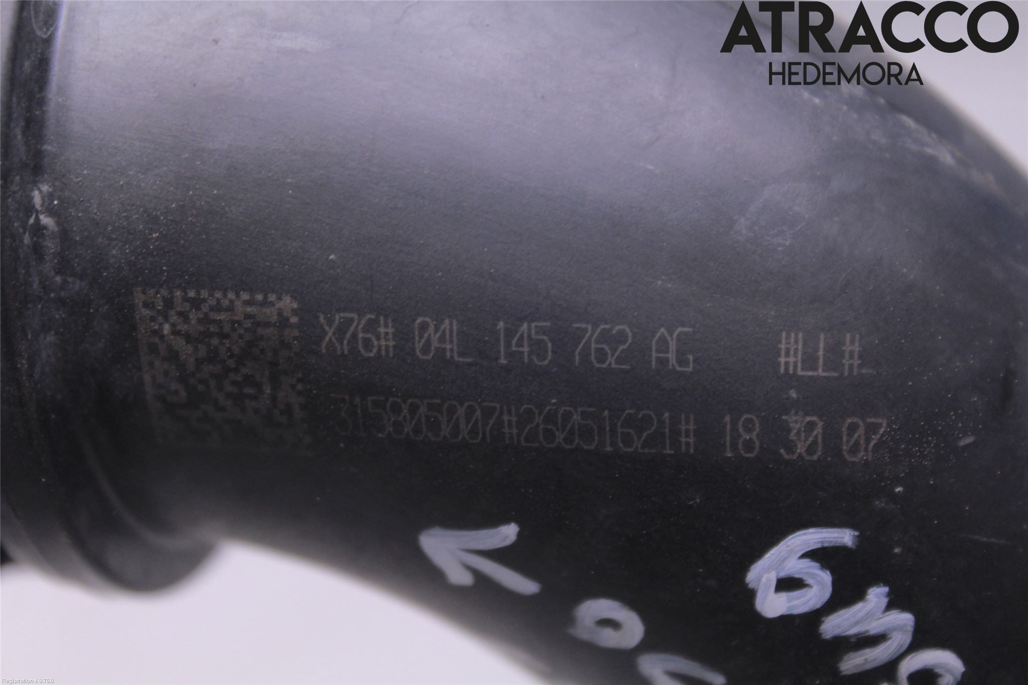 Audi A4/S4 B9 16-19 Laddluft-Intercoolerrör