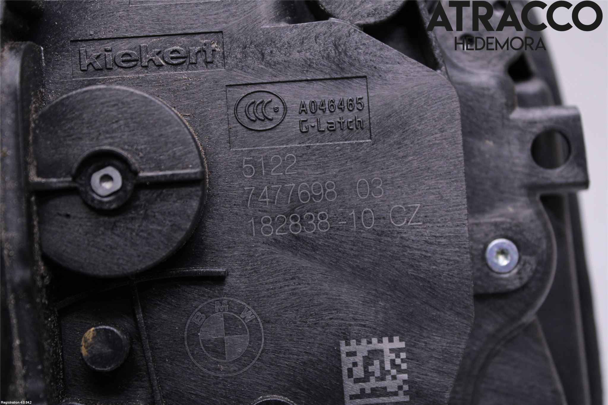 BMW 6 GT G32 18- Låskista-Dörrlås