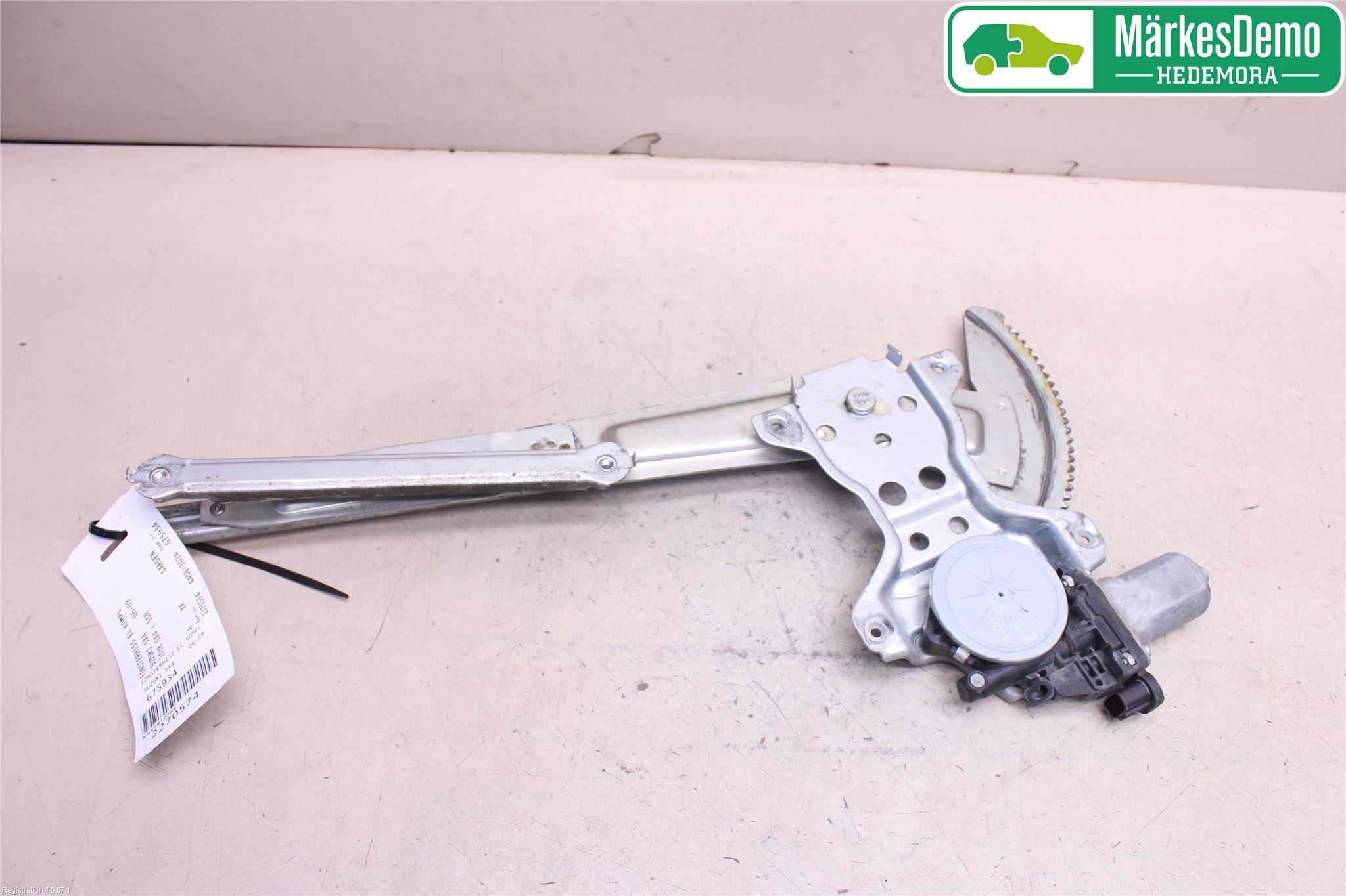 Suzuki SX4 06-09 Fönsterhiss El Kompl