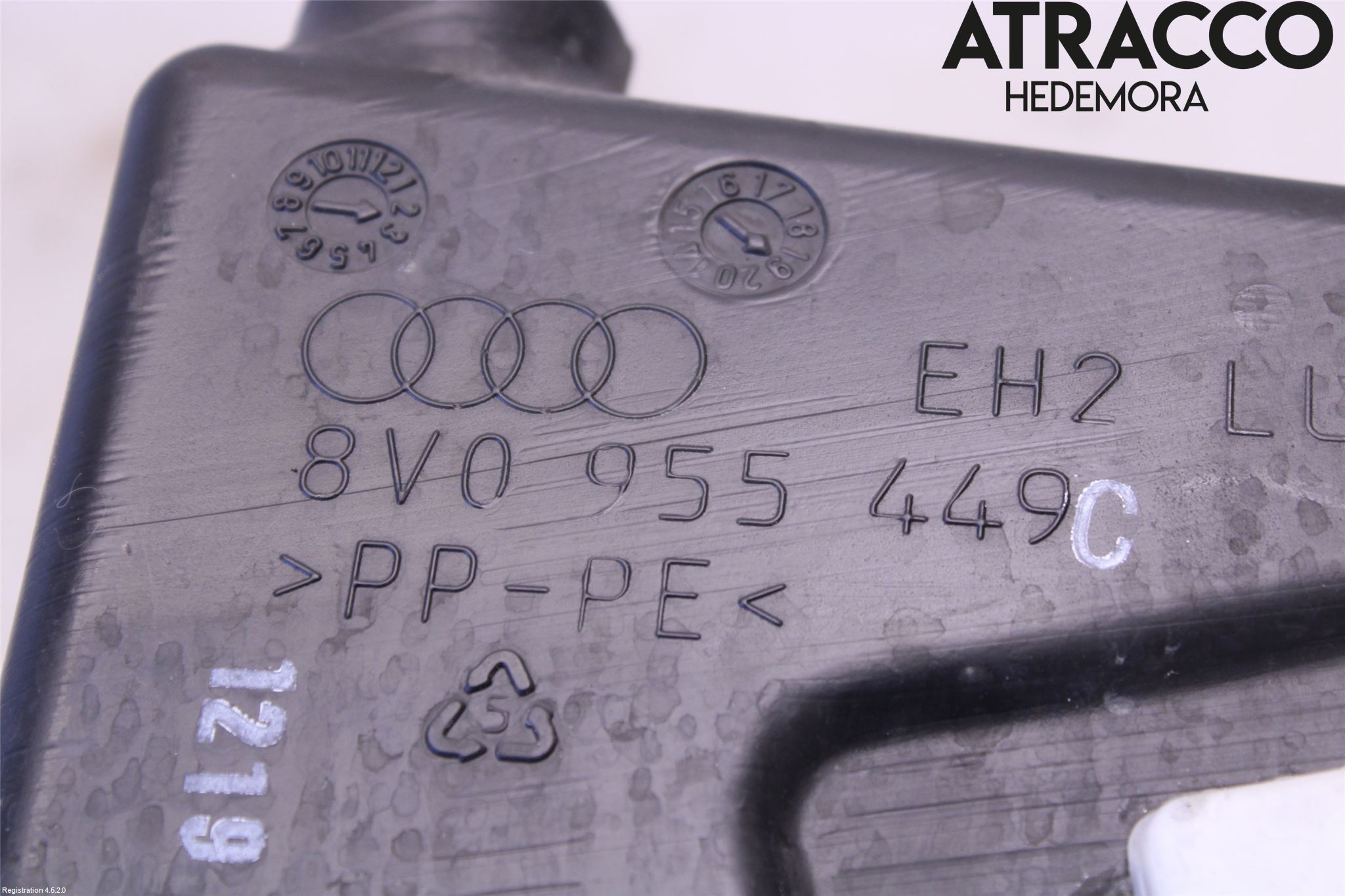 Audi A3/S3 8V 13-20 Spolartank Vindruta-Strål
