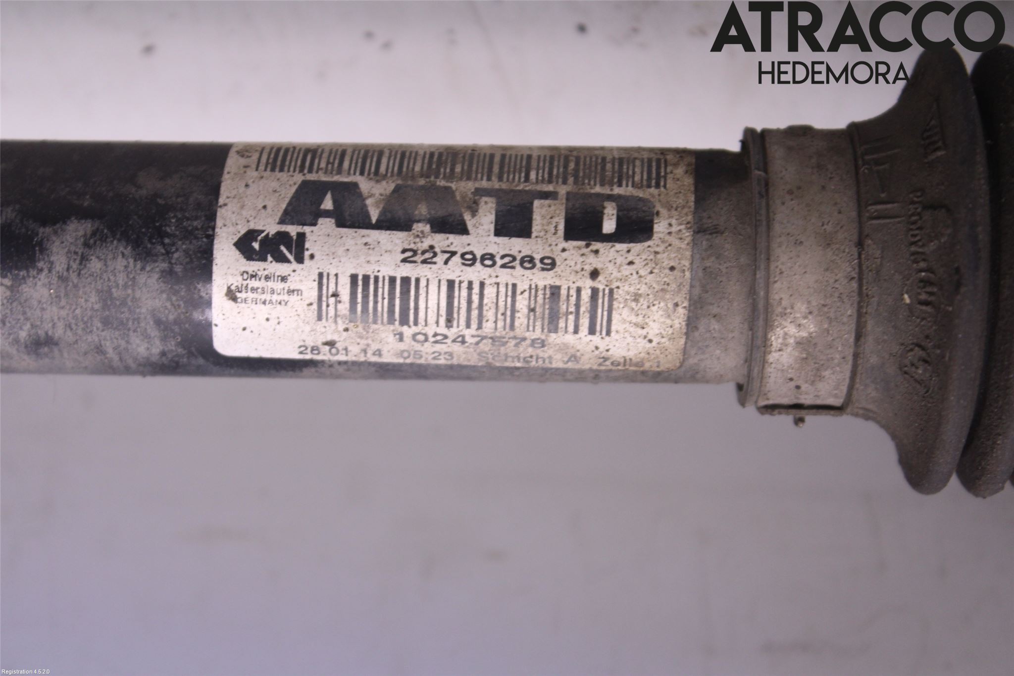 Opel INSIGNIA 09-16 Drivaxel Fram Höger