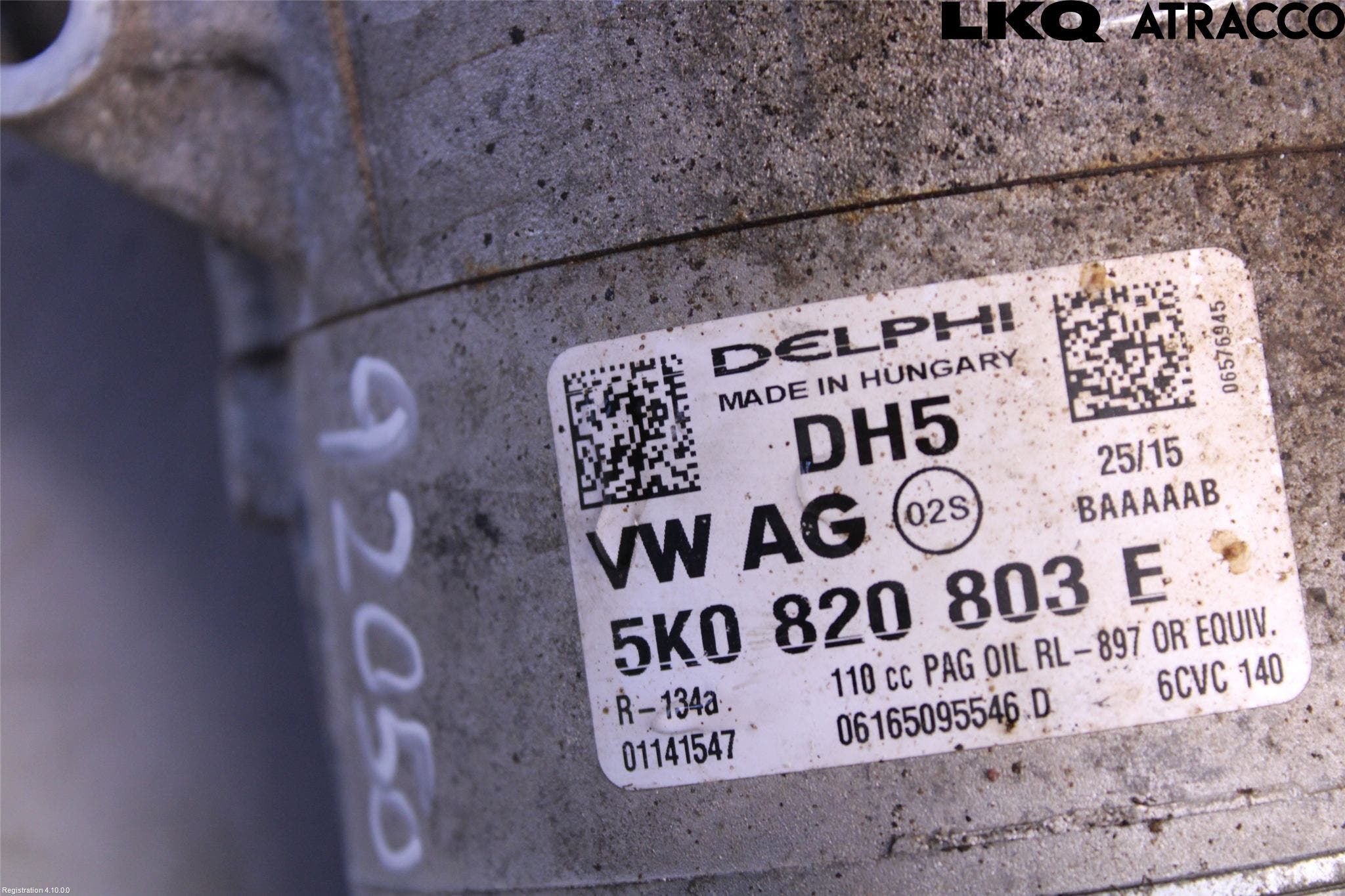 Volkswagen VW CADDY 11-15 Ac Kompressor