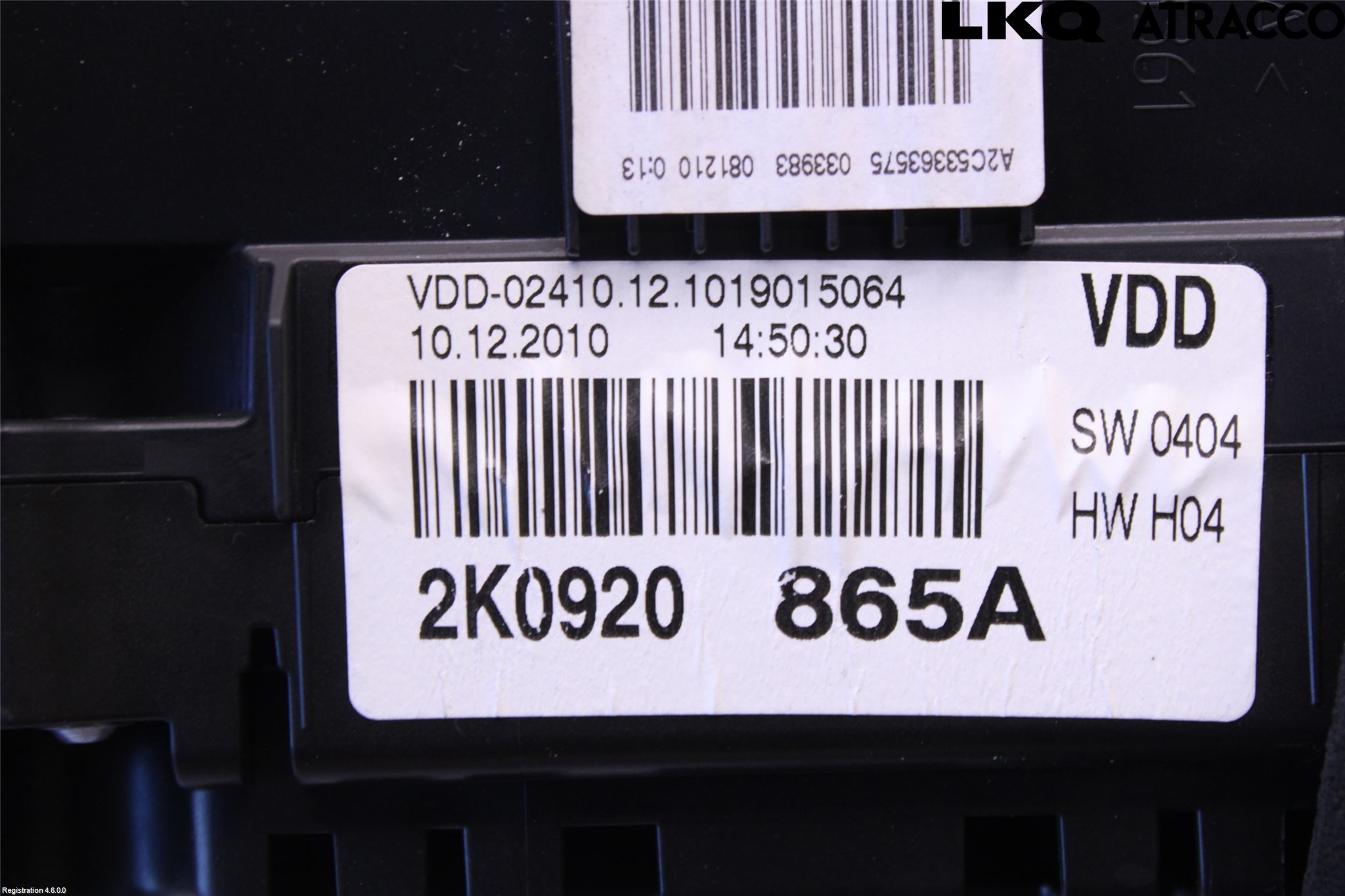 Volkswagen VW CADDY 11-15 Instrument Komb