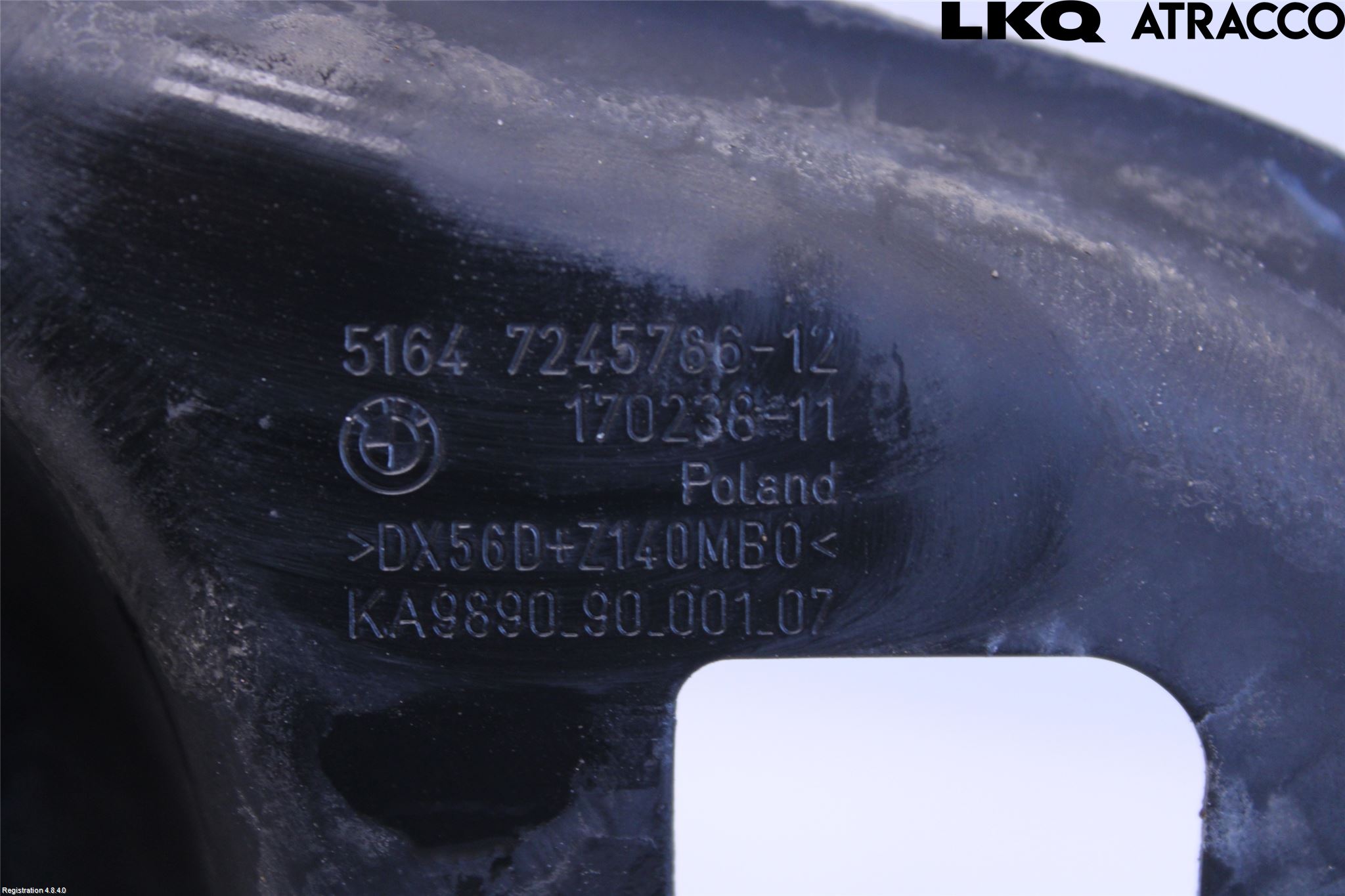 BMW 3 F30/F31/F80 12-19 Frontplåt Övre