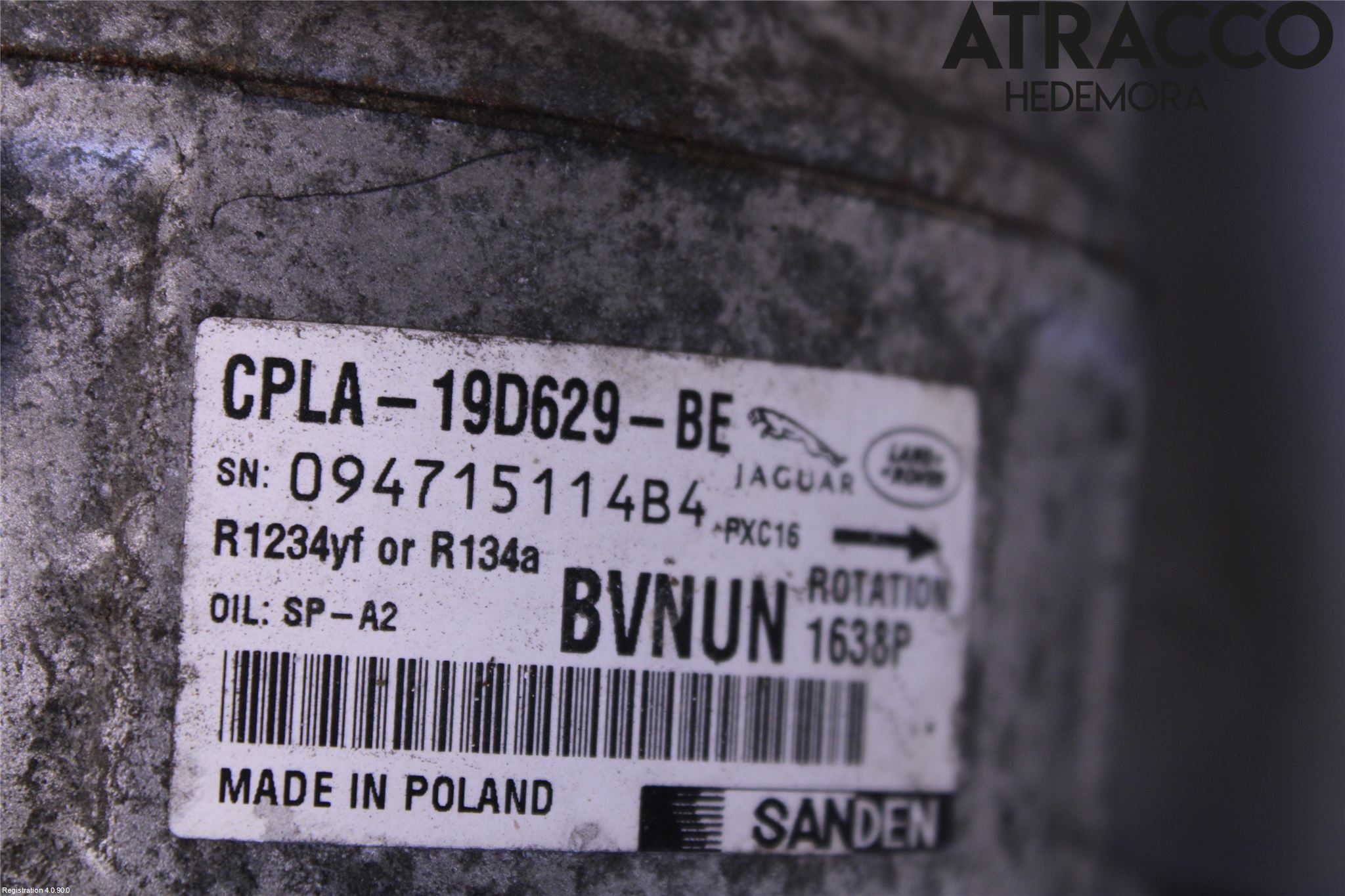 Landrover RANGE ROVER SPORT (L494) 14-22 Ac Kompressor