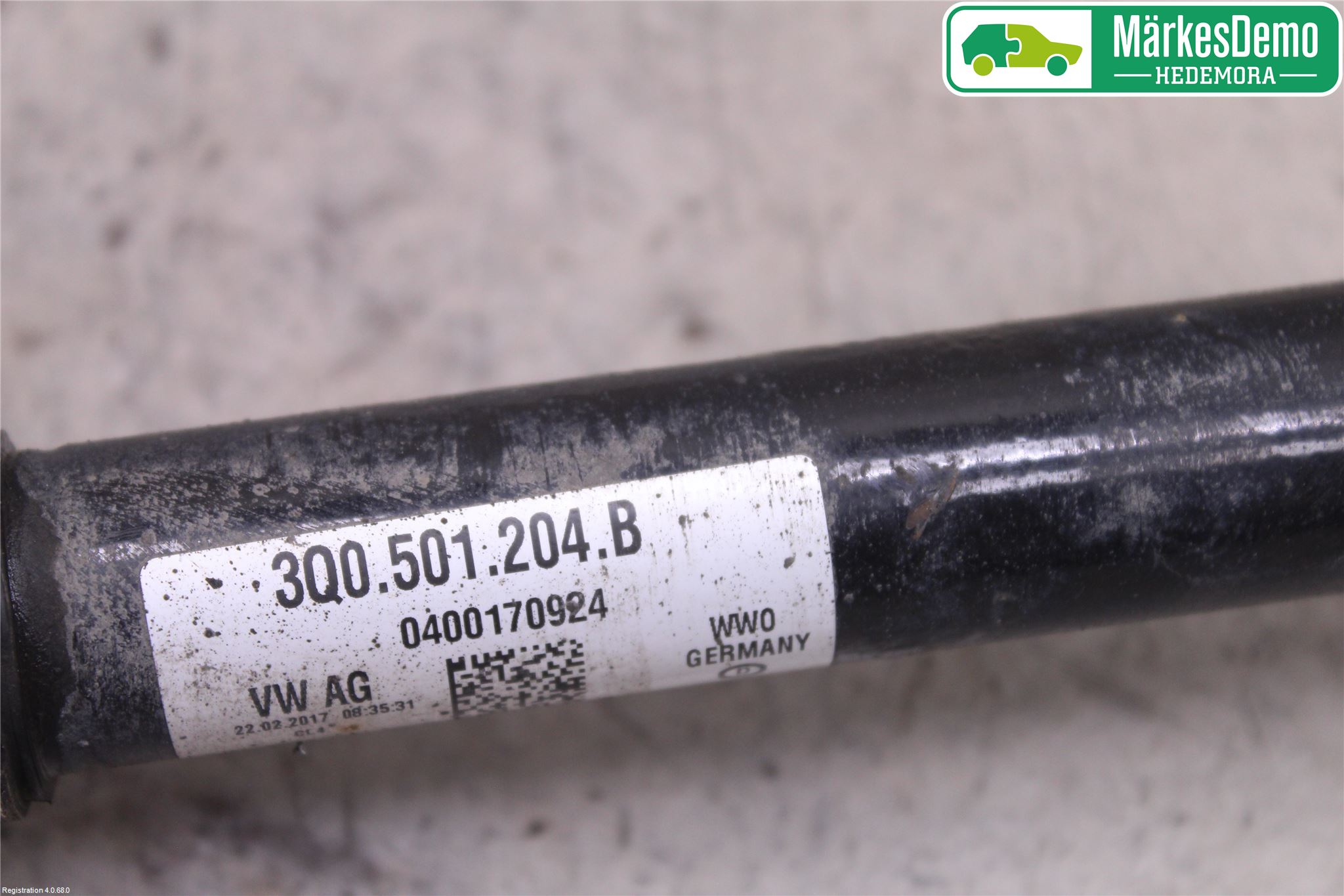 Volkswagen VW TIGUAN 16-24 Drivaxel Bak Höger
