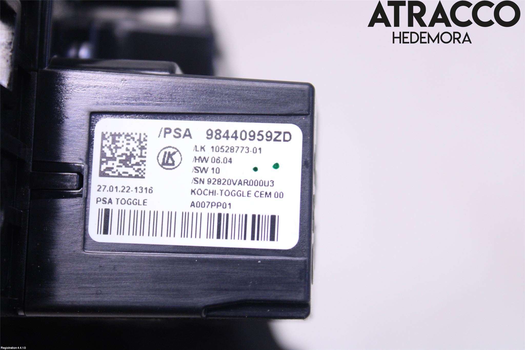 Peugeot 208/E-208 20- Strömställare Växellåda