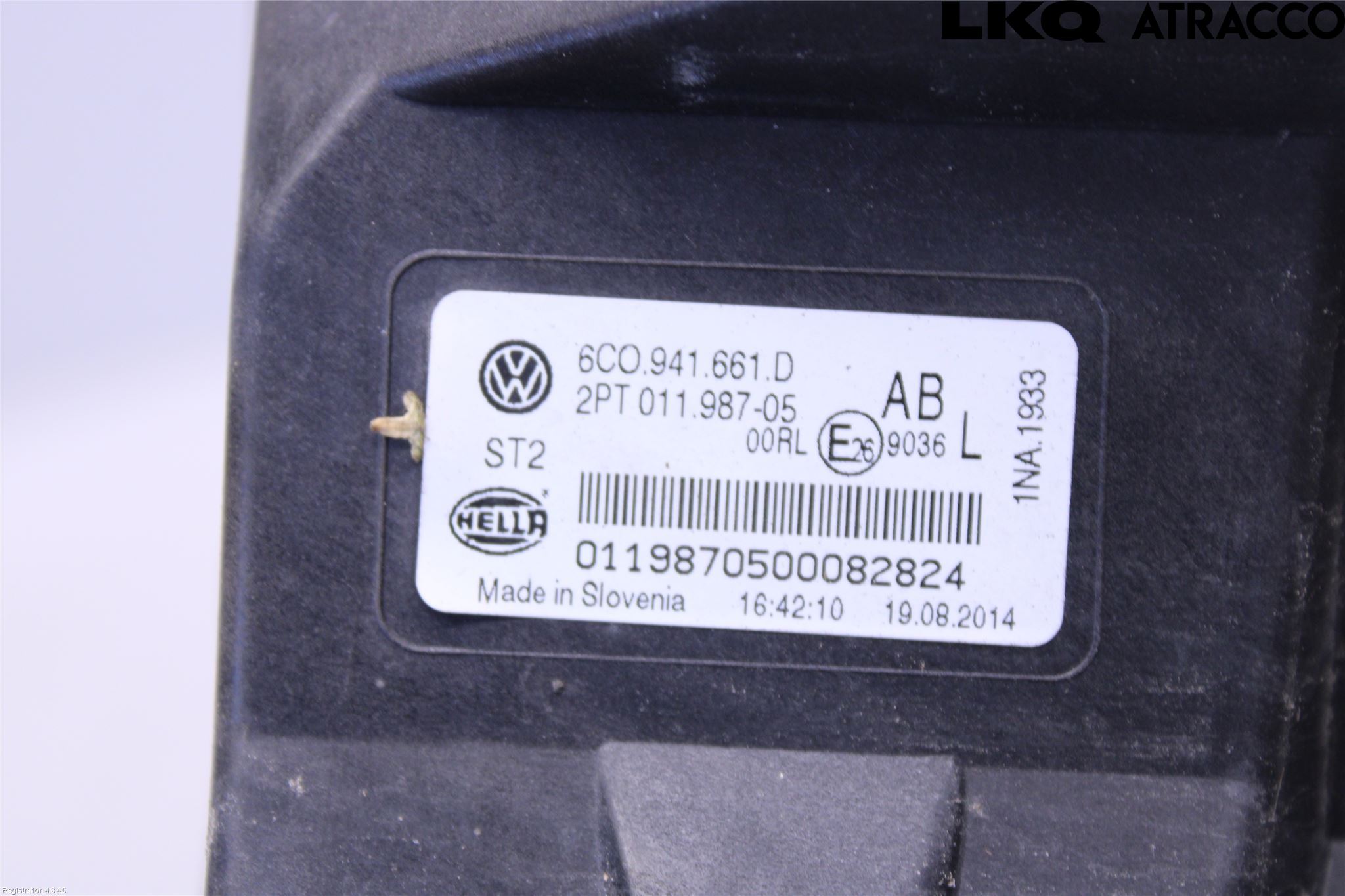 Volkswagen VW POLO 10-17 Dimljus-Varselljus Fram