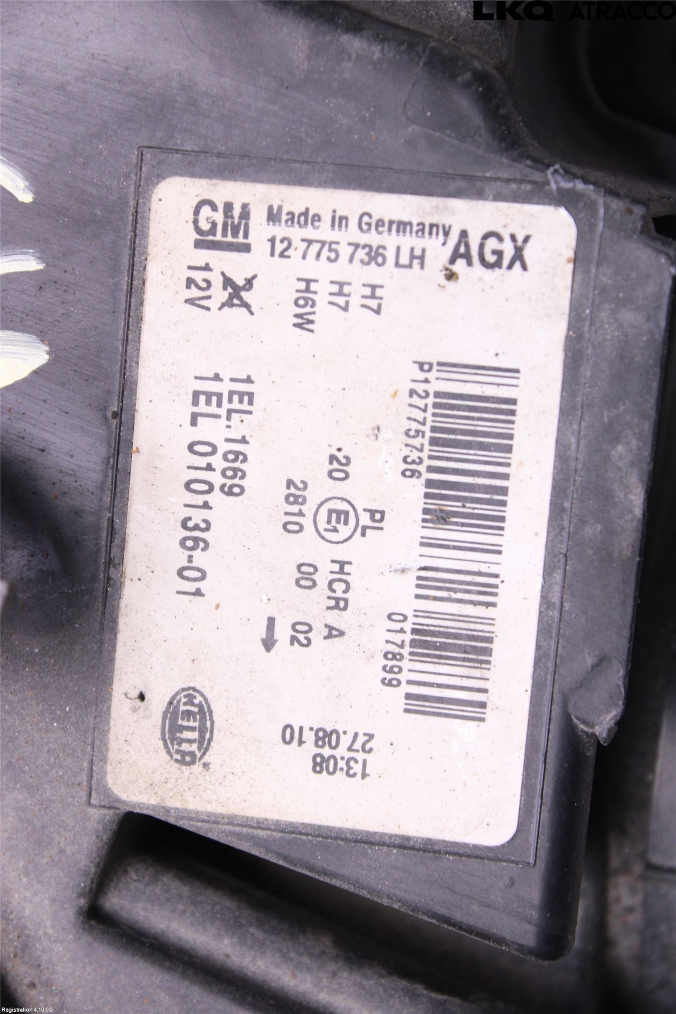 Saab 9-5 10-12 Strålkastare Vänster