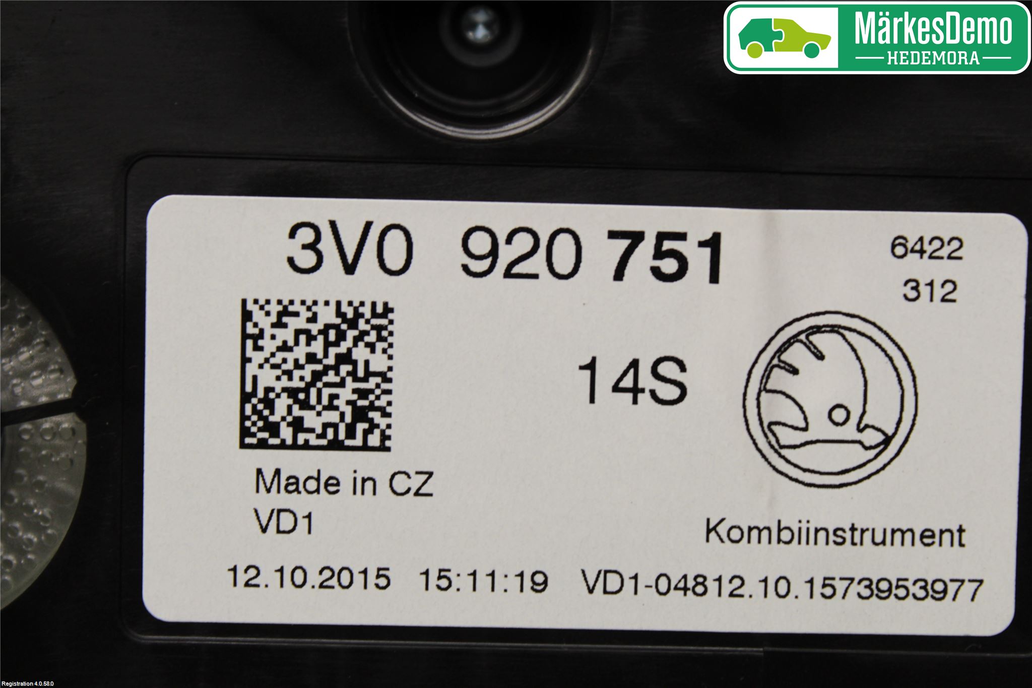 Skoda SUPERB 16-24 Instrument Komb