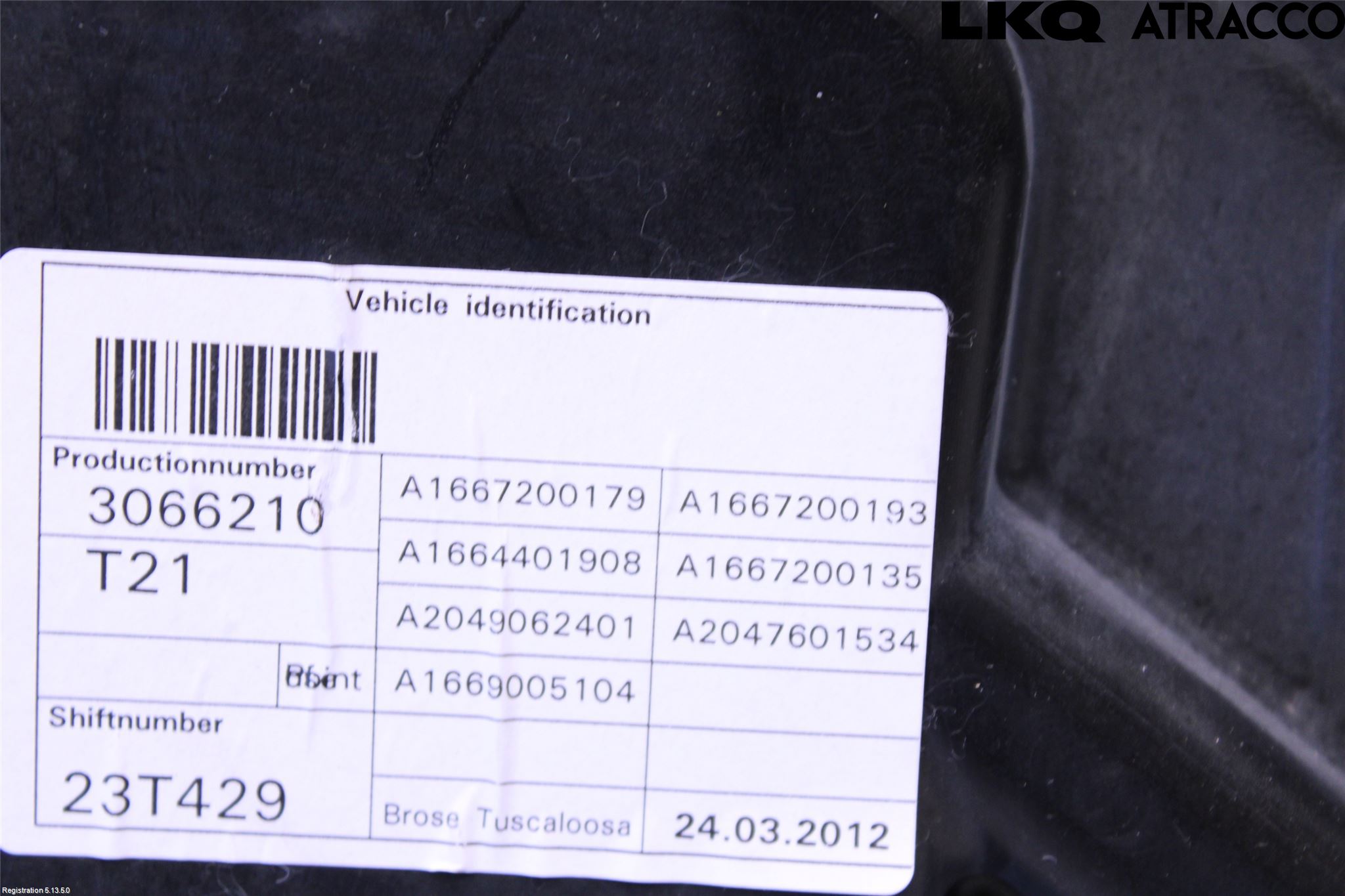 Mercedes-Benz MB ML/GLE-KLASS (W166) 12-18 Fönsterhiss El Kompl