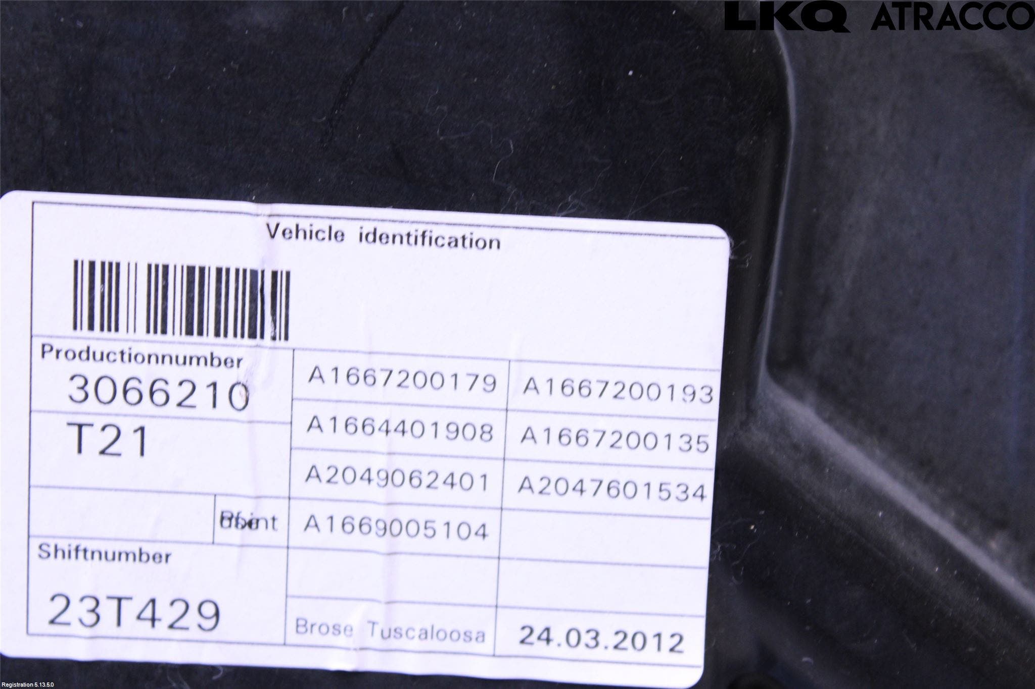 Mercedes-Benz MB ML/GLE-KLASS (W166) 12-18 Fönsterhiss El Kompl
