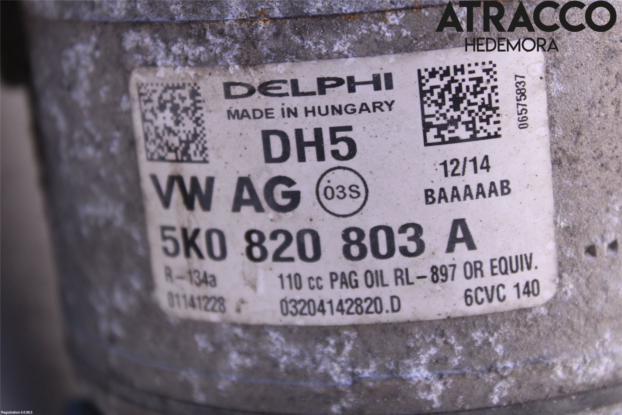 Volkswagen VW CADDY 11-15 Ac Kompressor