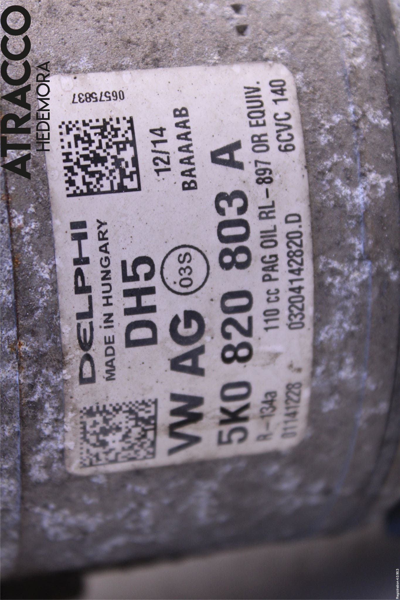 Volkswagen VW CADDY 11-15 Ac Kompressor