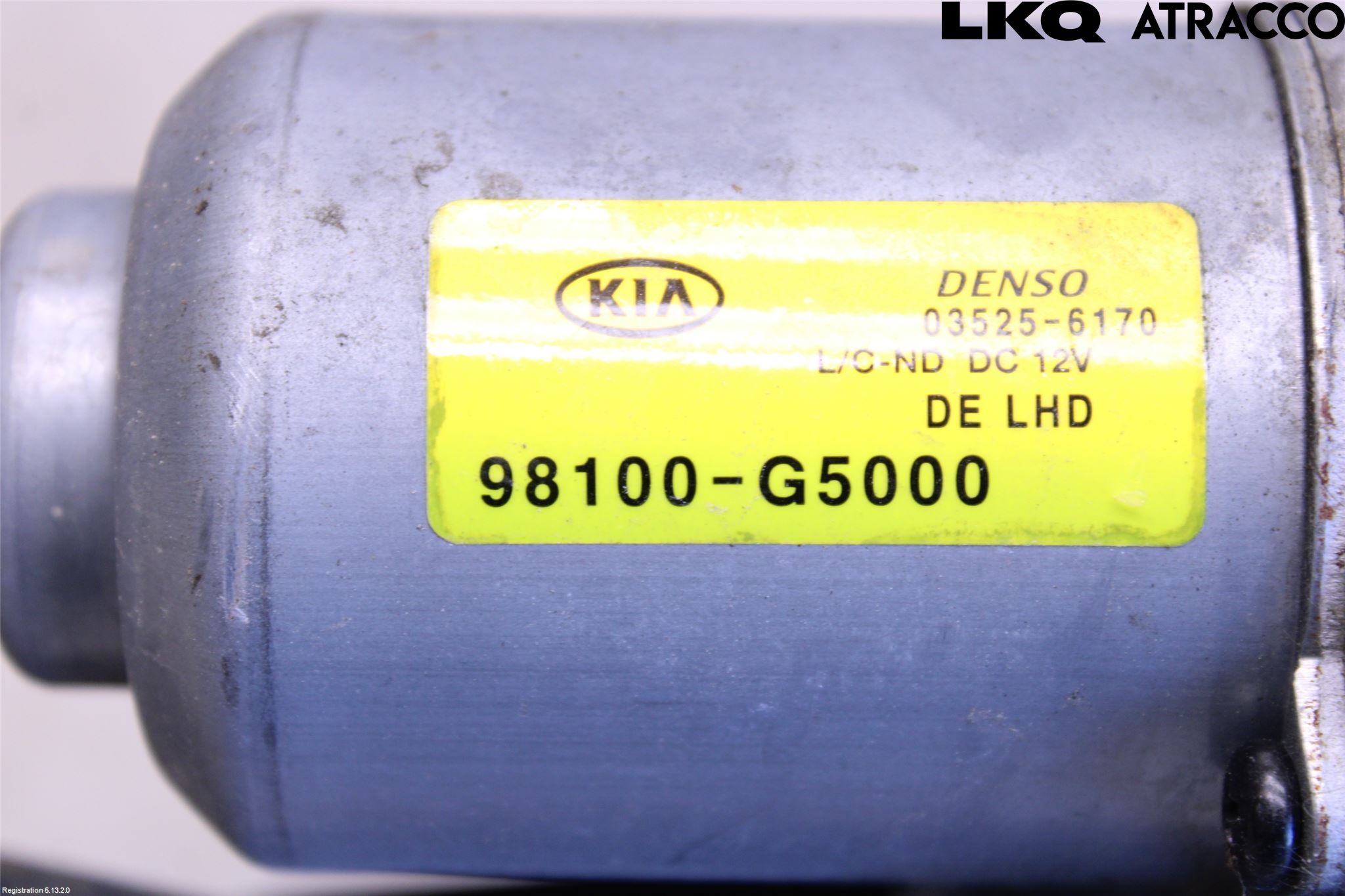 Kia NIRO (DE) 17-22 Torkarmotor Vindruta