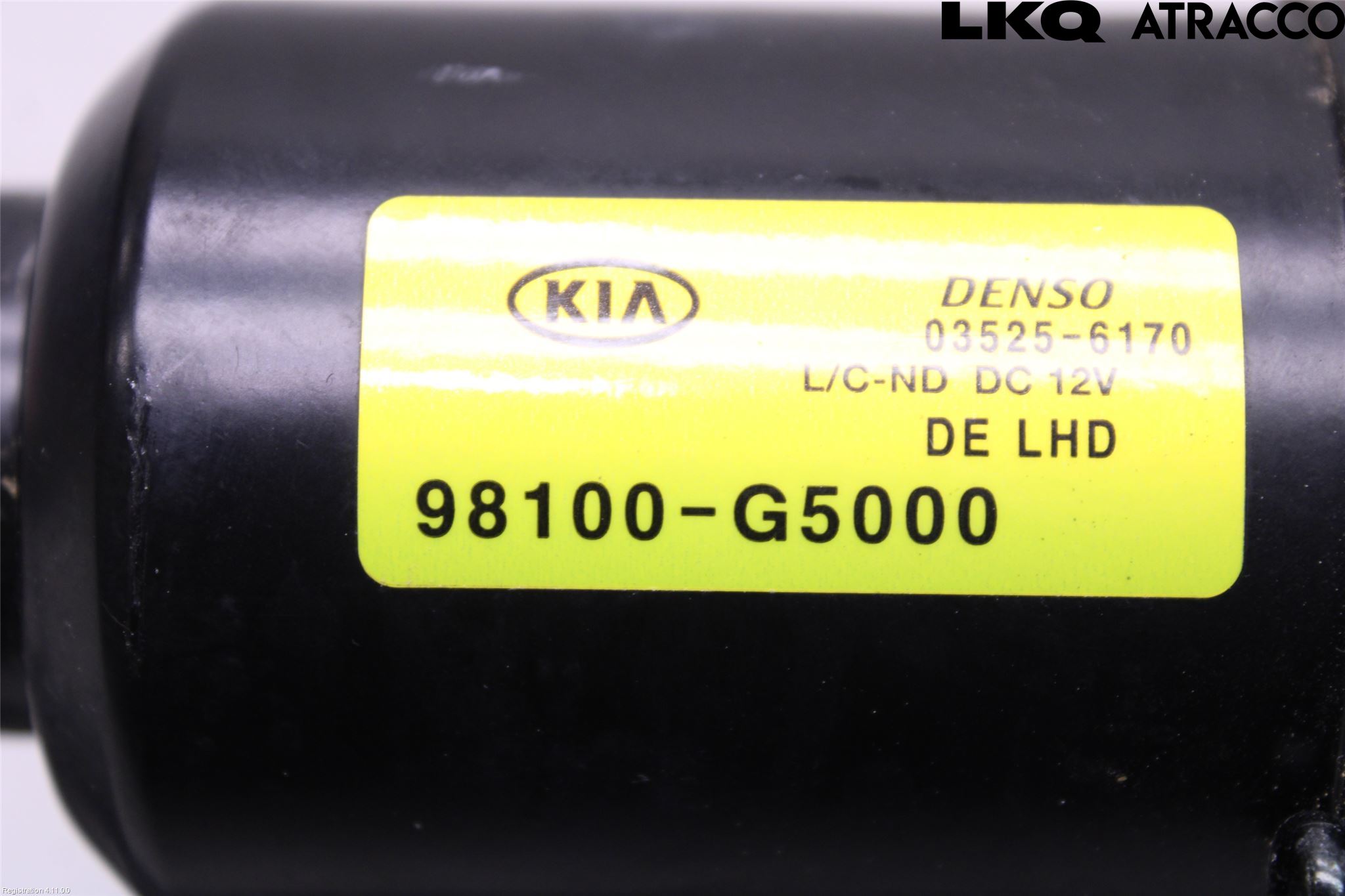 Kia NIRO (DE) 17-22 Torkarmotor Vindruta