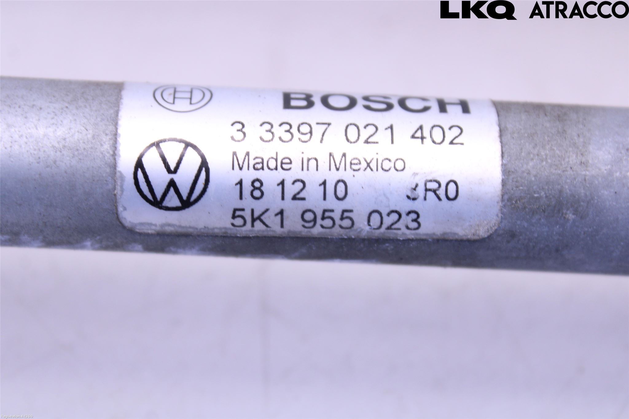 Volkswagen VW GOLF VI 09-13 Torkarmekanism Vindruta