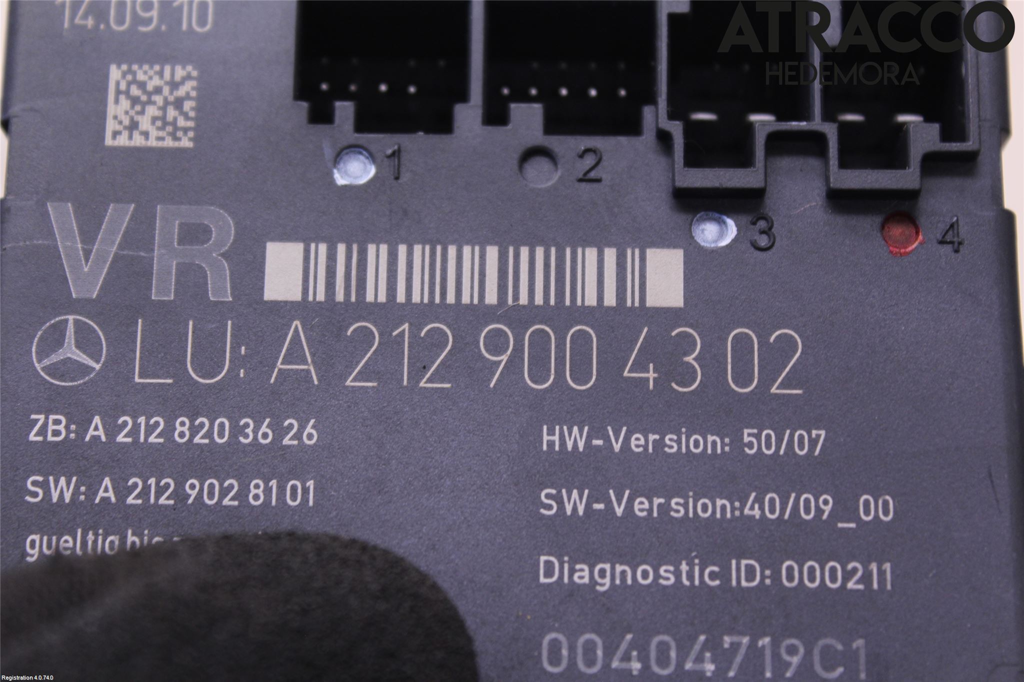 Mercedes-Benz MB E-KLASS (W212) 09-16 Styrenhet Dörr