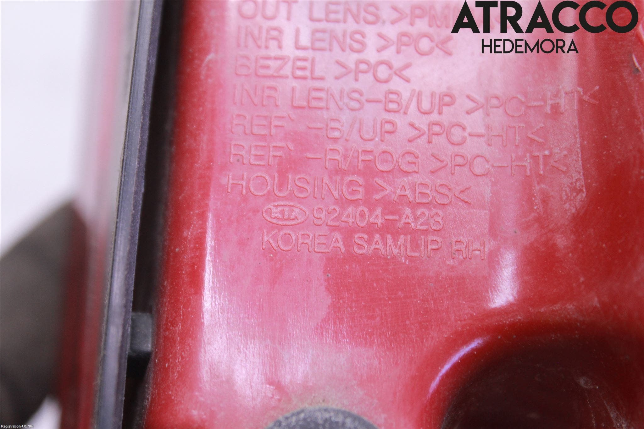 Kia CEED 12-18 Bakljus Lucka Hö