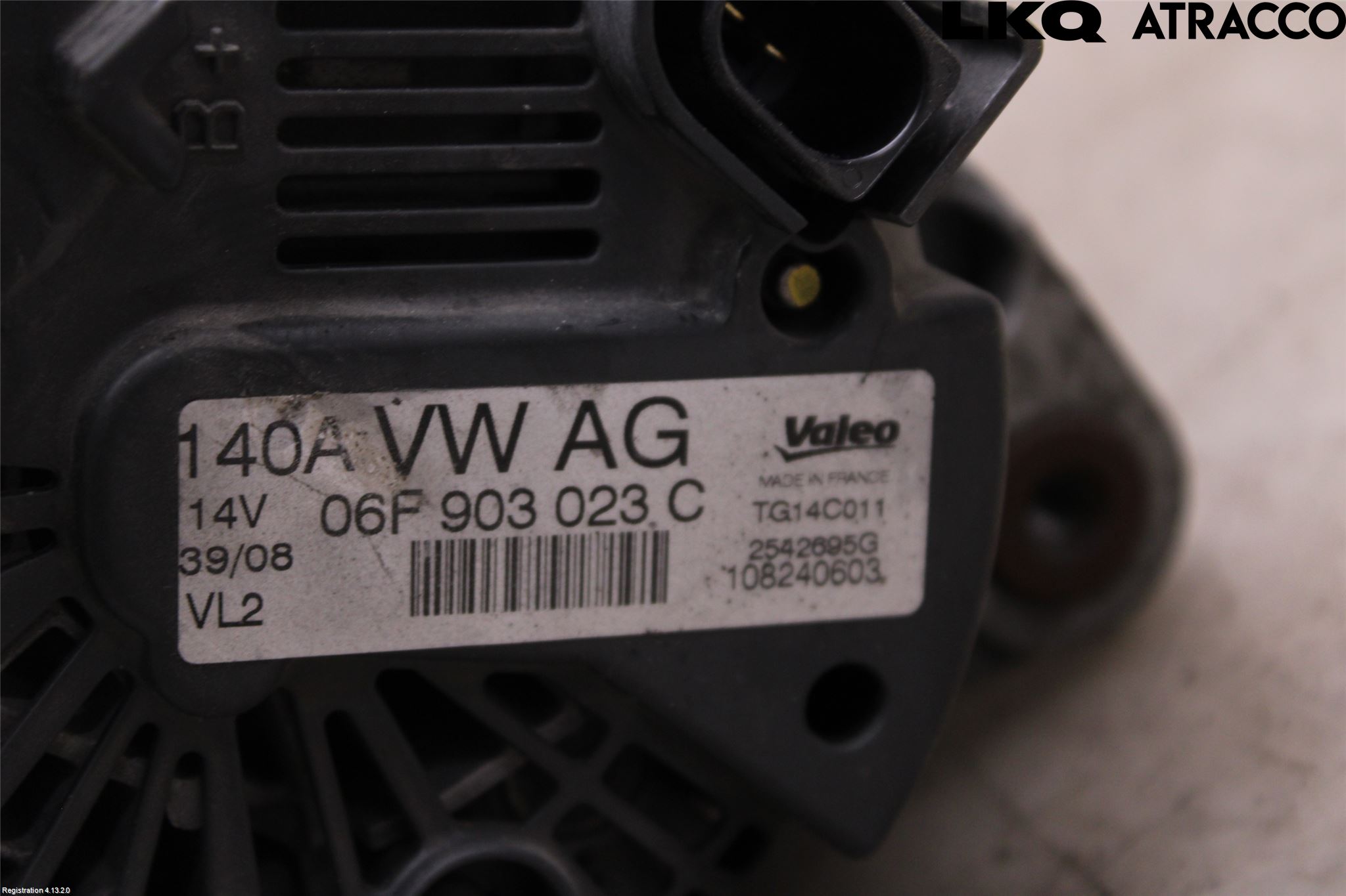 Volkswagen VW TIGUAN 07-16 Generator