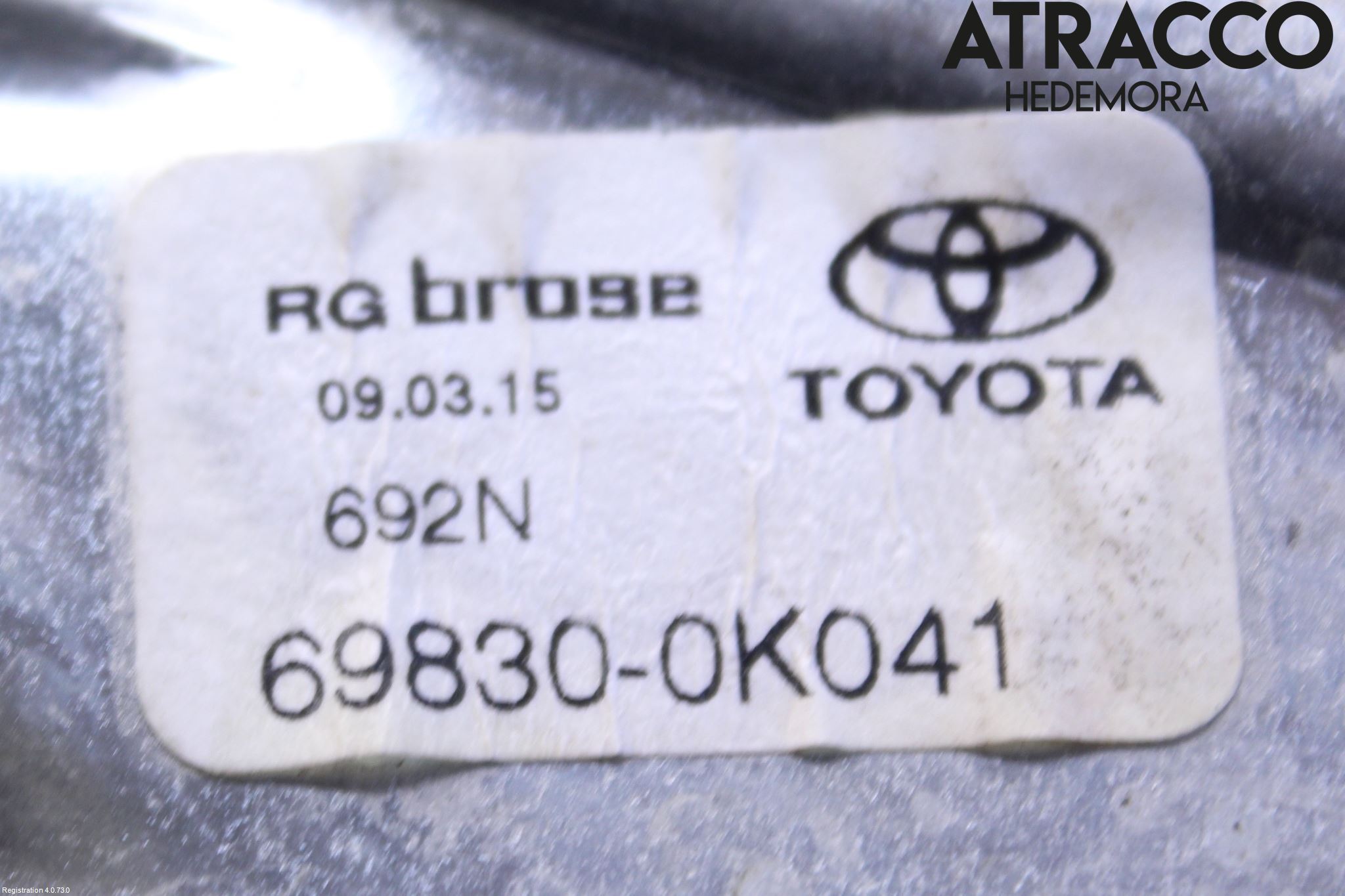 Toyota HILUX 05-16 Fönsterhiss El Kompl