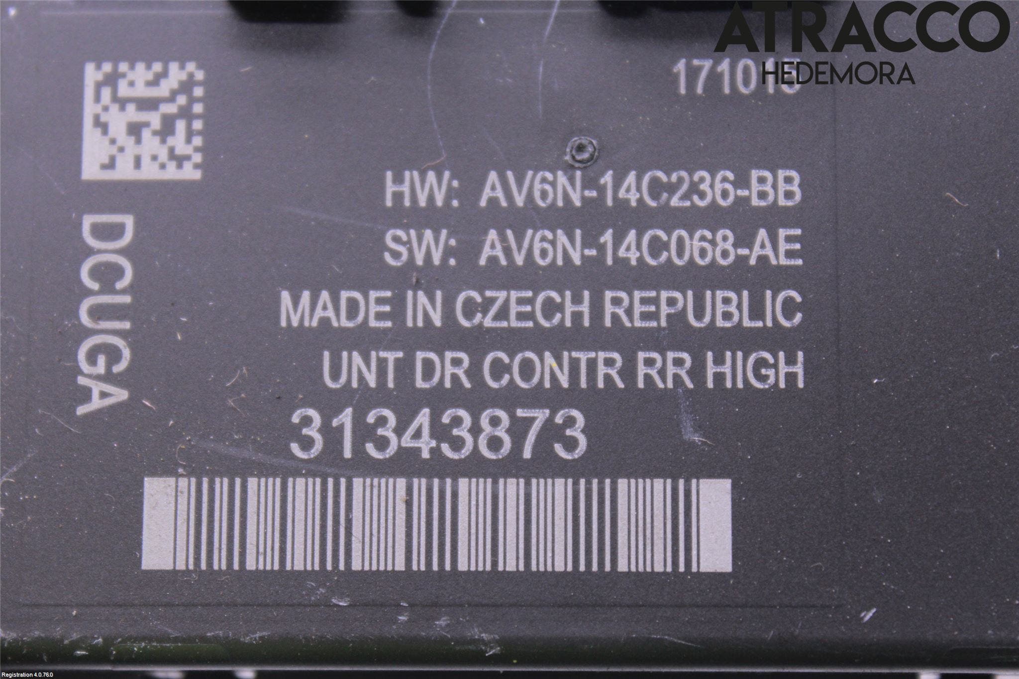 Volvo V40 12-19 Styrenhet Dörr