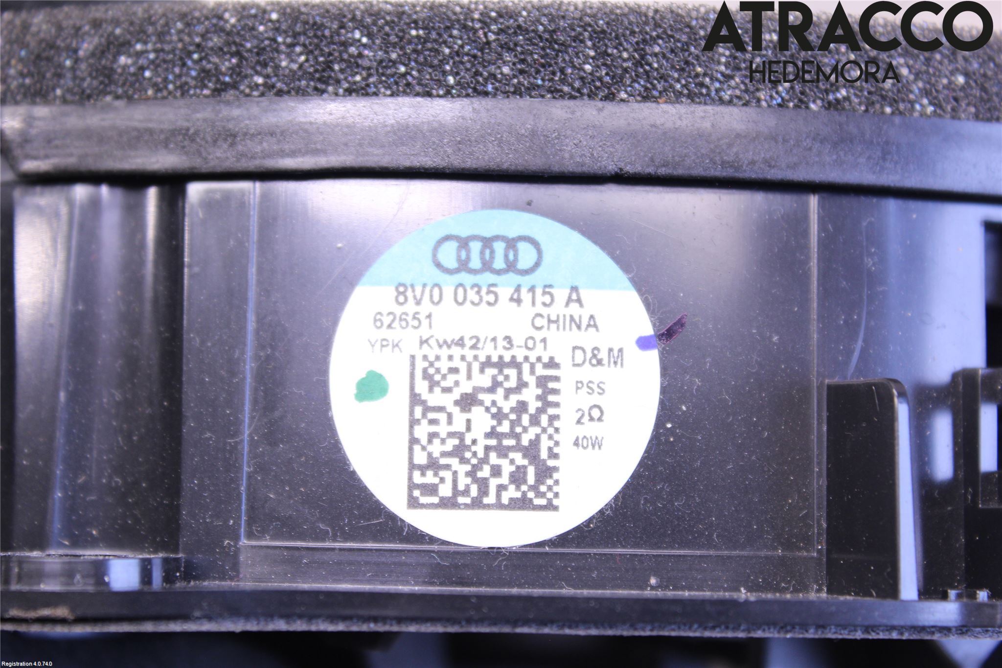 Audi A3/S3 8V 13-20 Högtalare