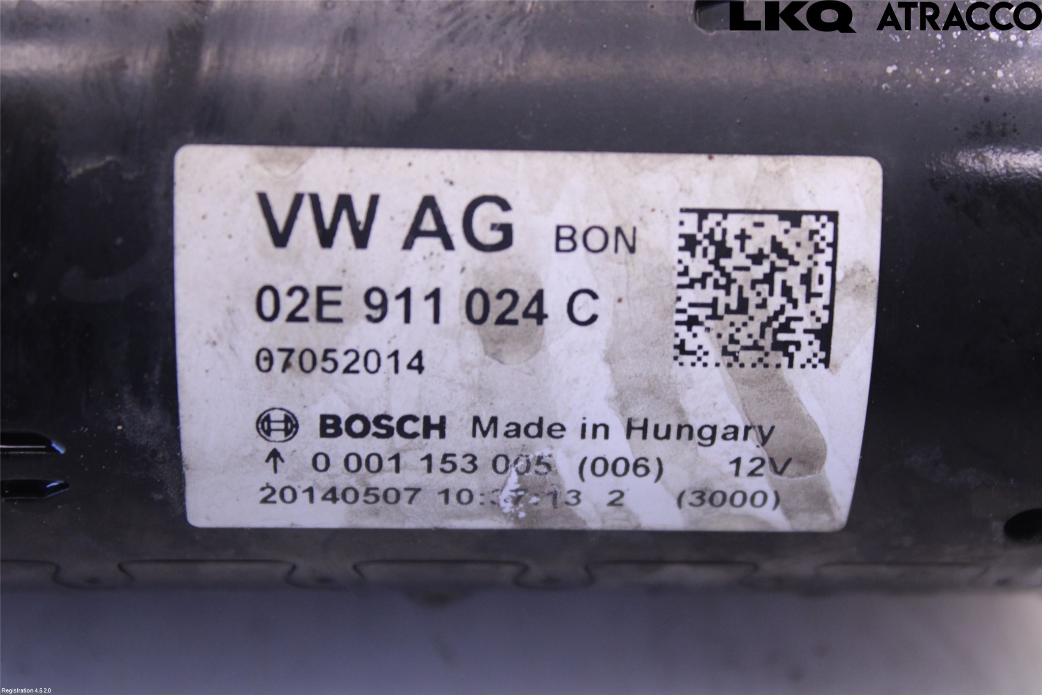 Volkswagen VW PASSAT 11-14 Startmotor Diesel