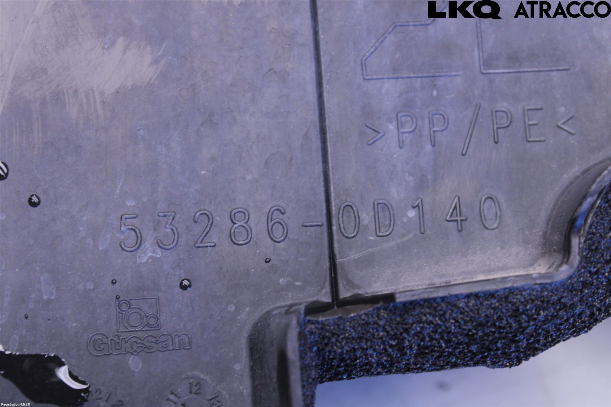 Toyota YARIS XP130 12-14 Deflektor Plåt-Plast Kylning