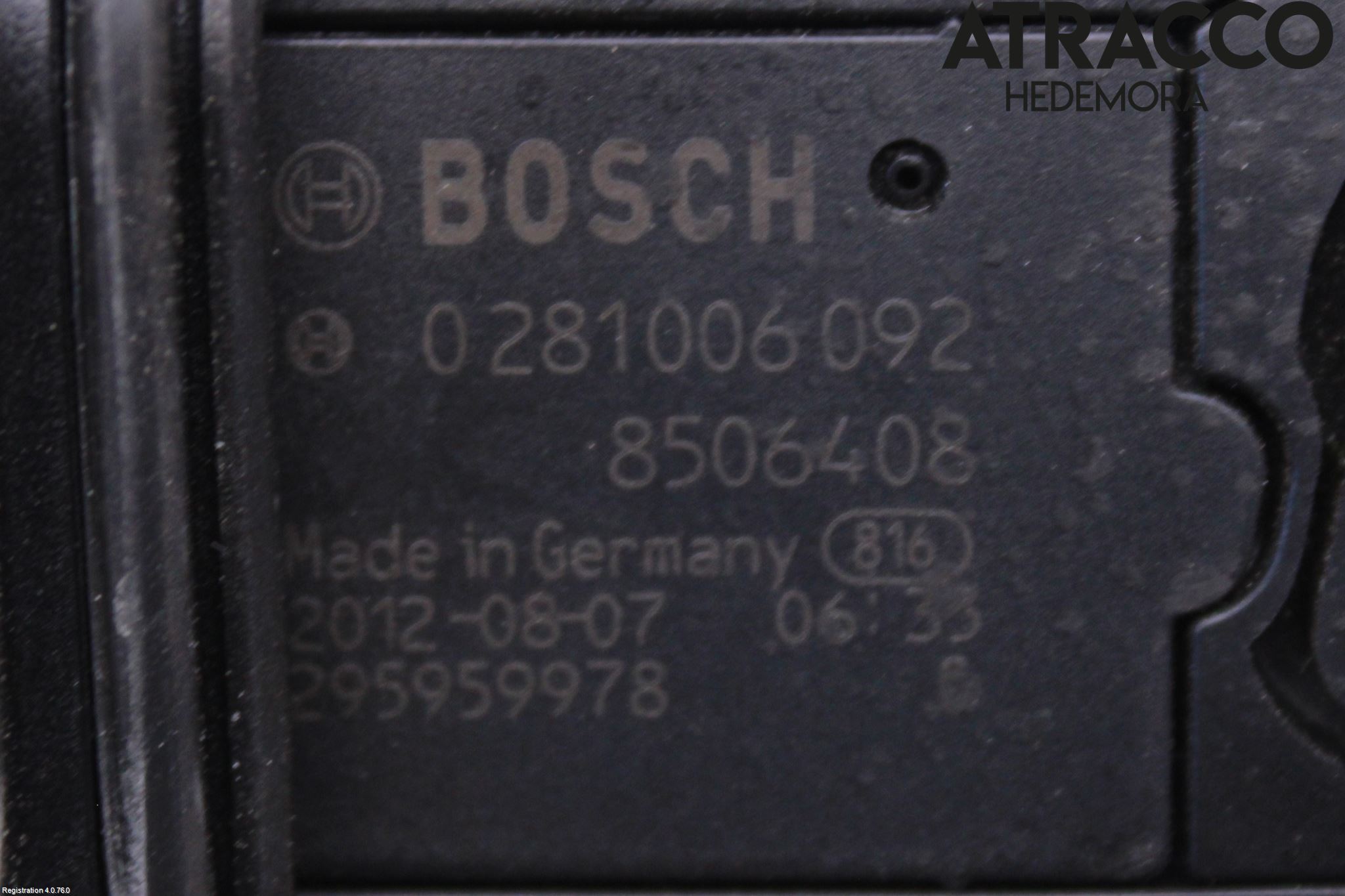 BMW 1 F20/F21 11-19 Injluftmassamätare