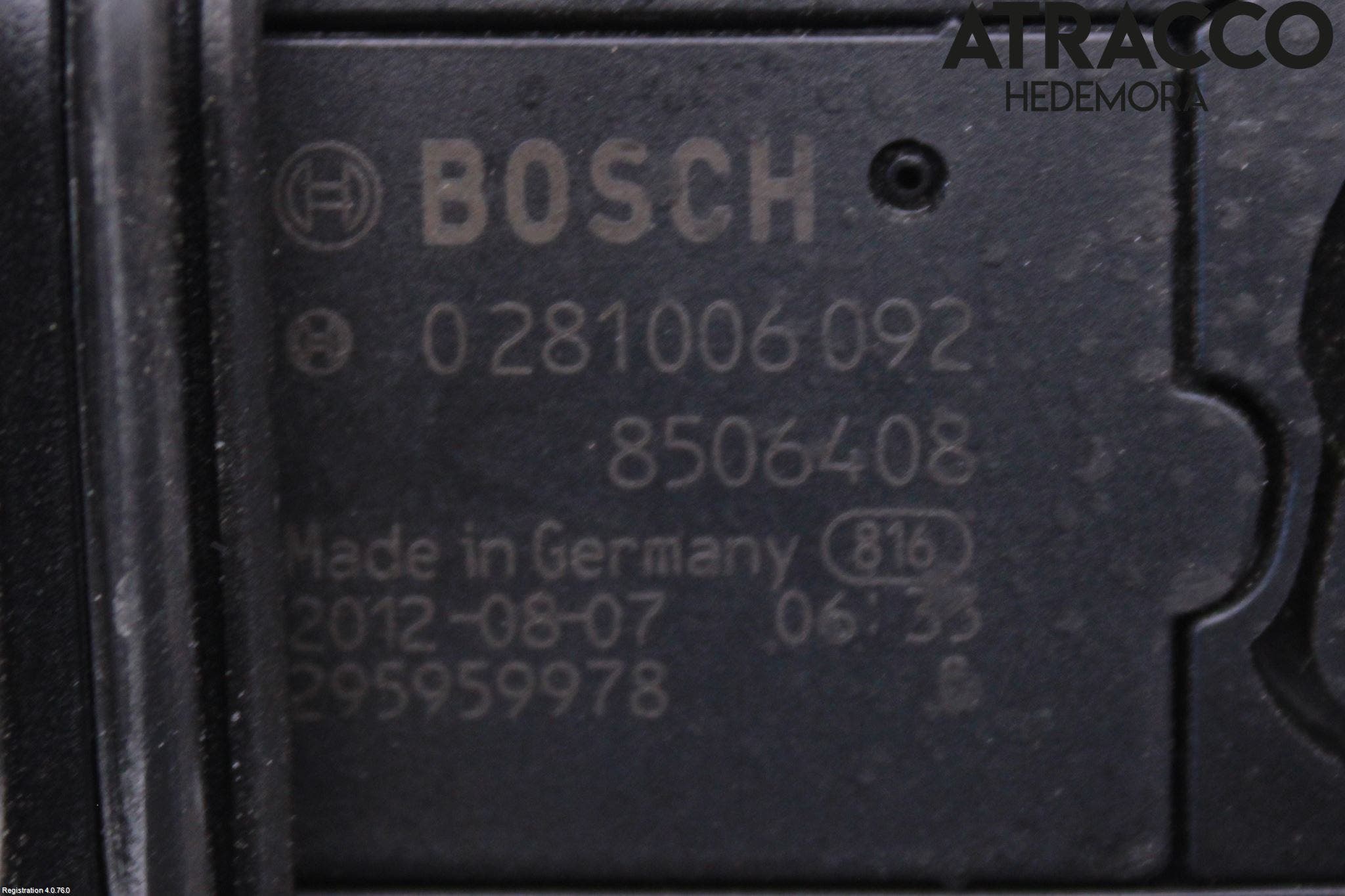 BMW 1 F20/F21 11-19 Injluftmassamätare