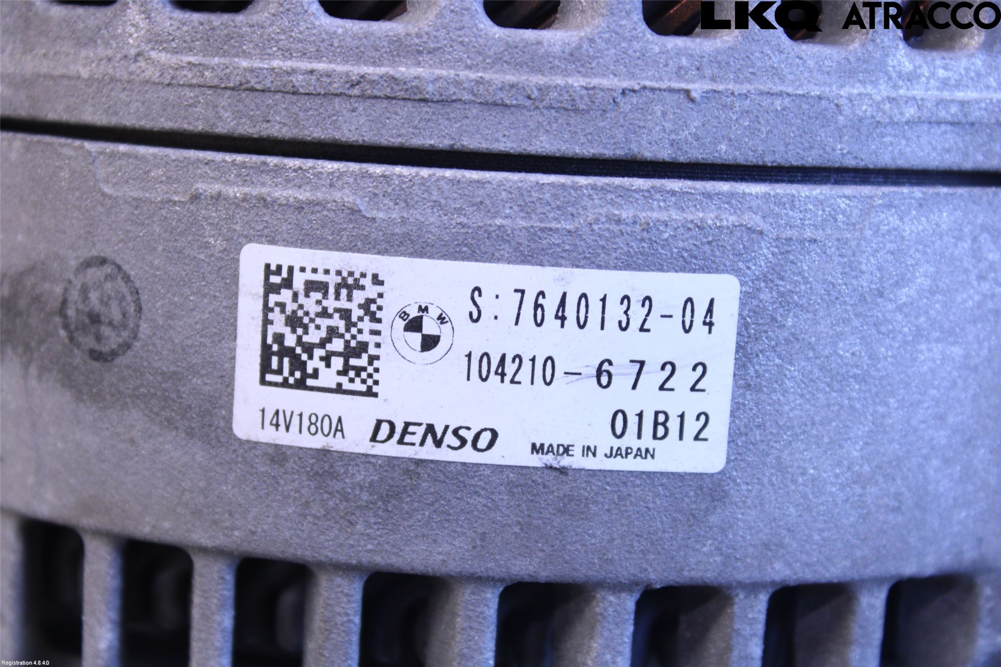 BMW 3 F30/F31/F80 12-19 Generator