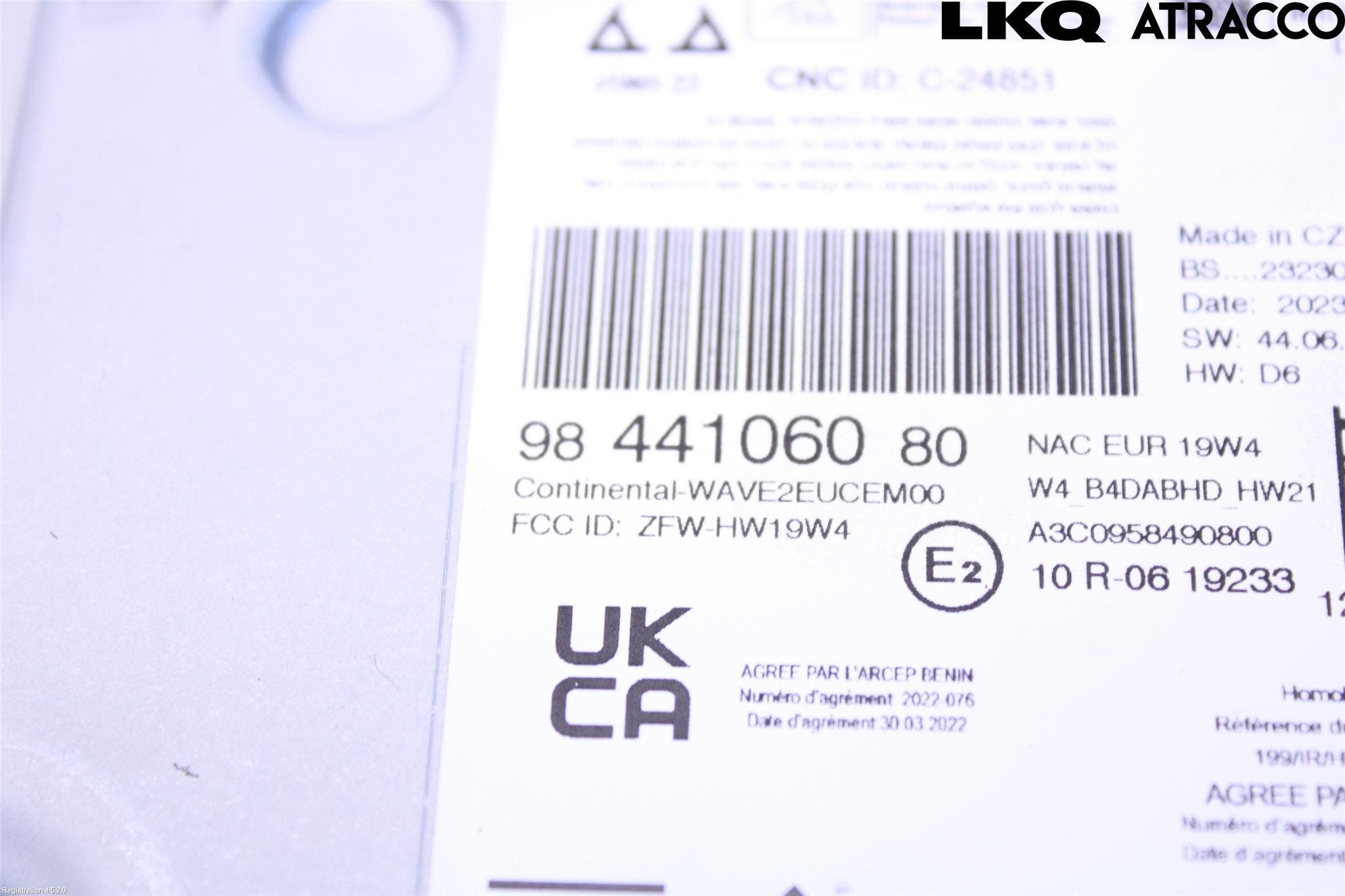 Peugeot 2008/E-2008 20- Cd Radio - Multimediapanel