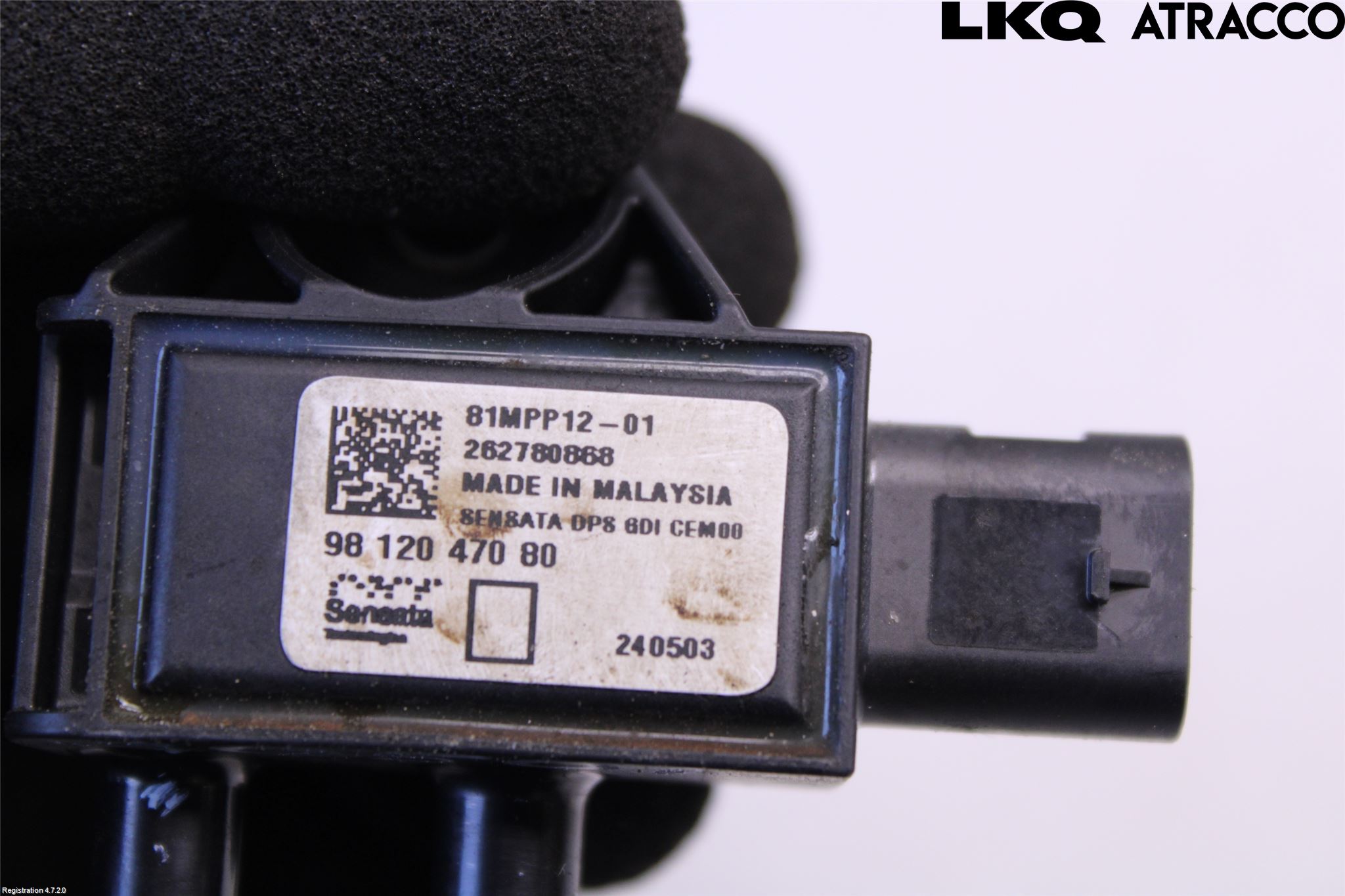 Peugeot 3008 17-24 Givare Temp-Tryck Avgas