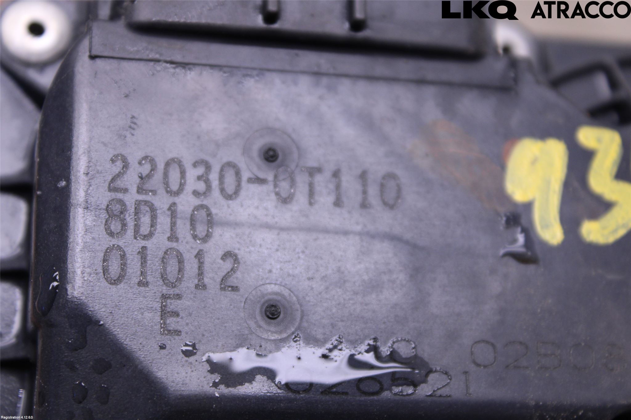Toyota AURIS 13-19 Injspjällhus